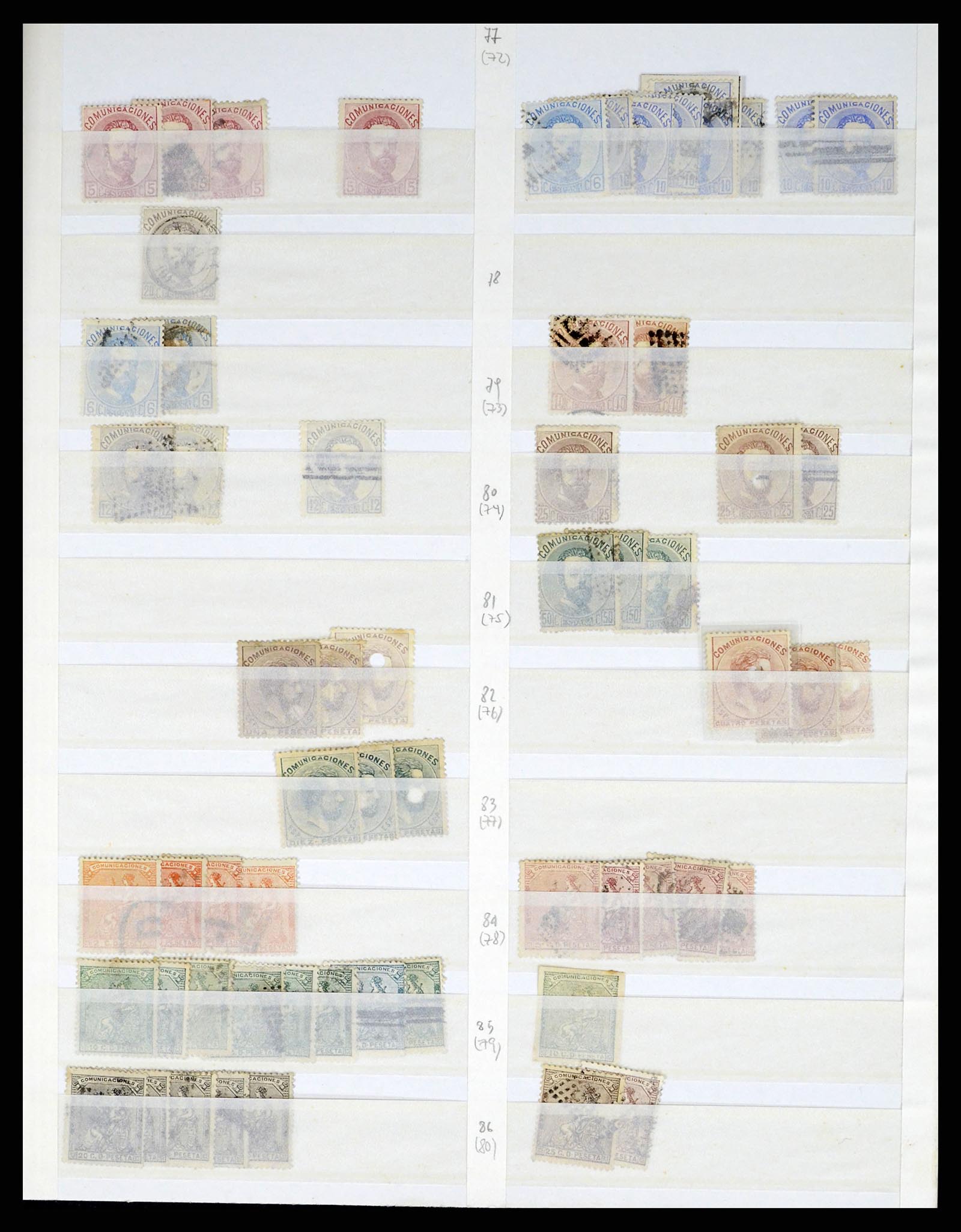 37124 009 - Postzegelverzameling 37124 Spanje 1850-2000.