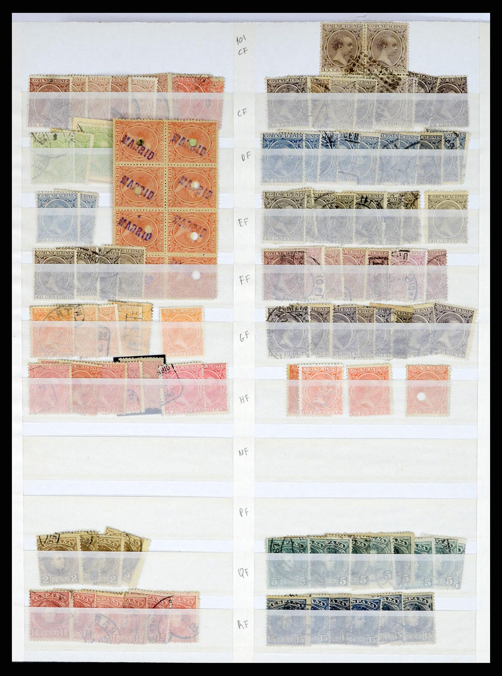 37124 014 - Postzegelverzameling 37124 Spanje 1850-2000.