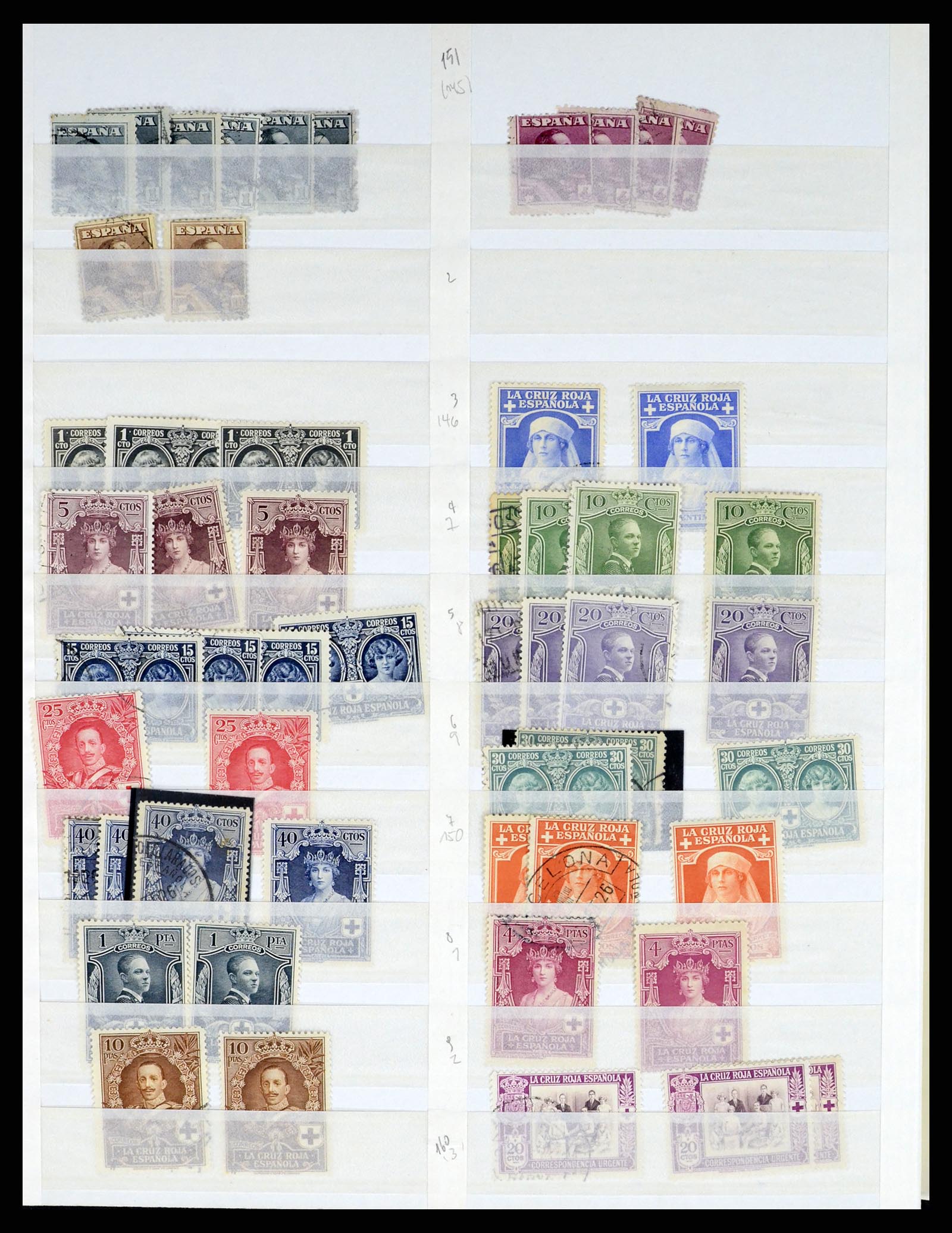 37124 020 - Postzegelverzameling 37124 Spanje 1850-2000.
