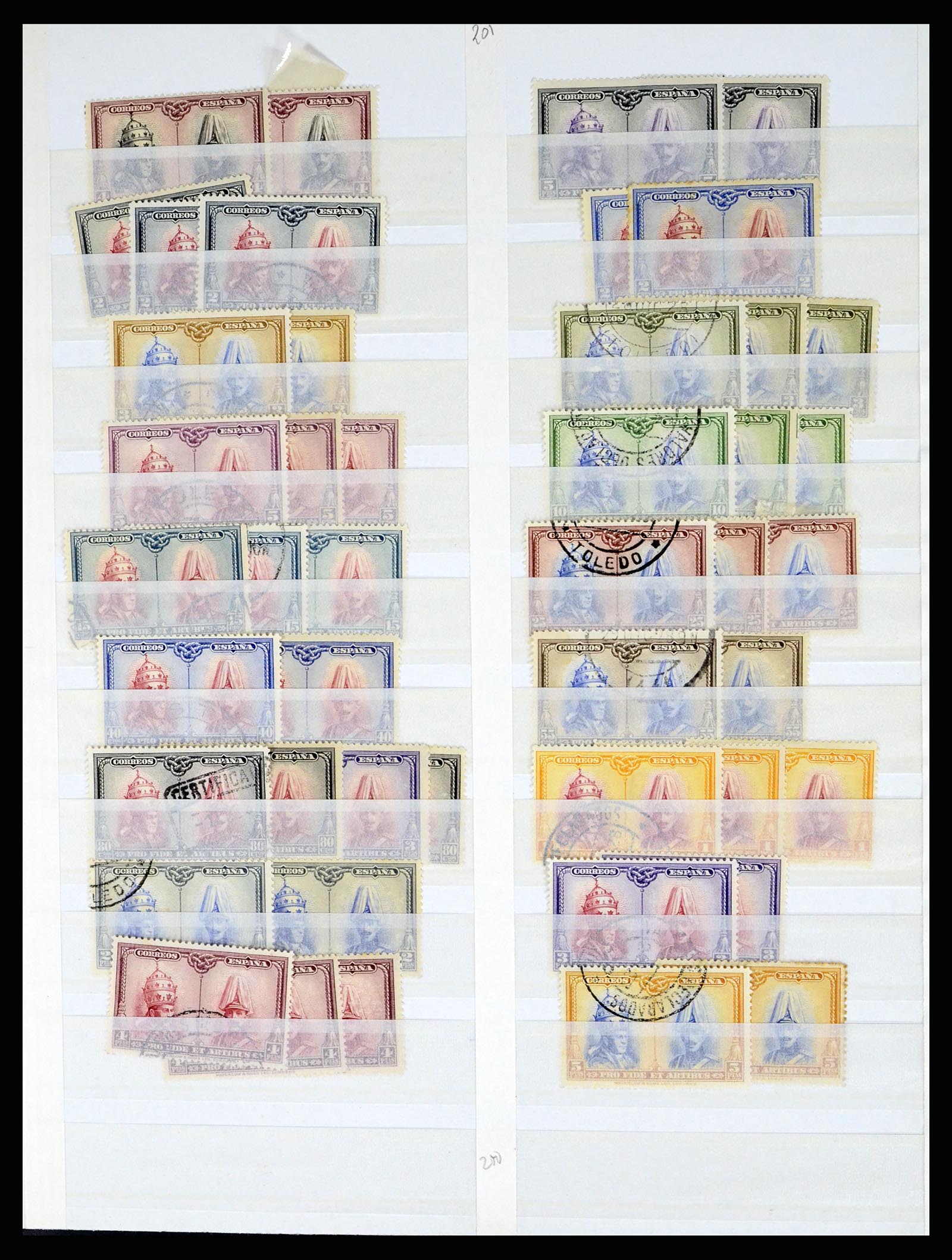 37124 025 - Postzegelverzameling 37124 Spanje 1850-2000.
