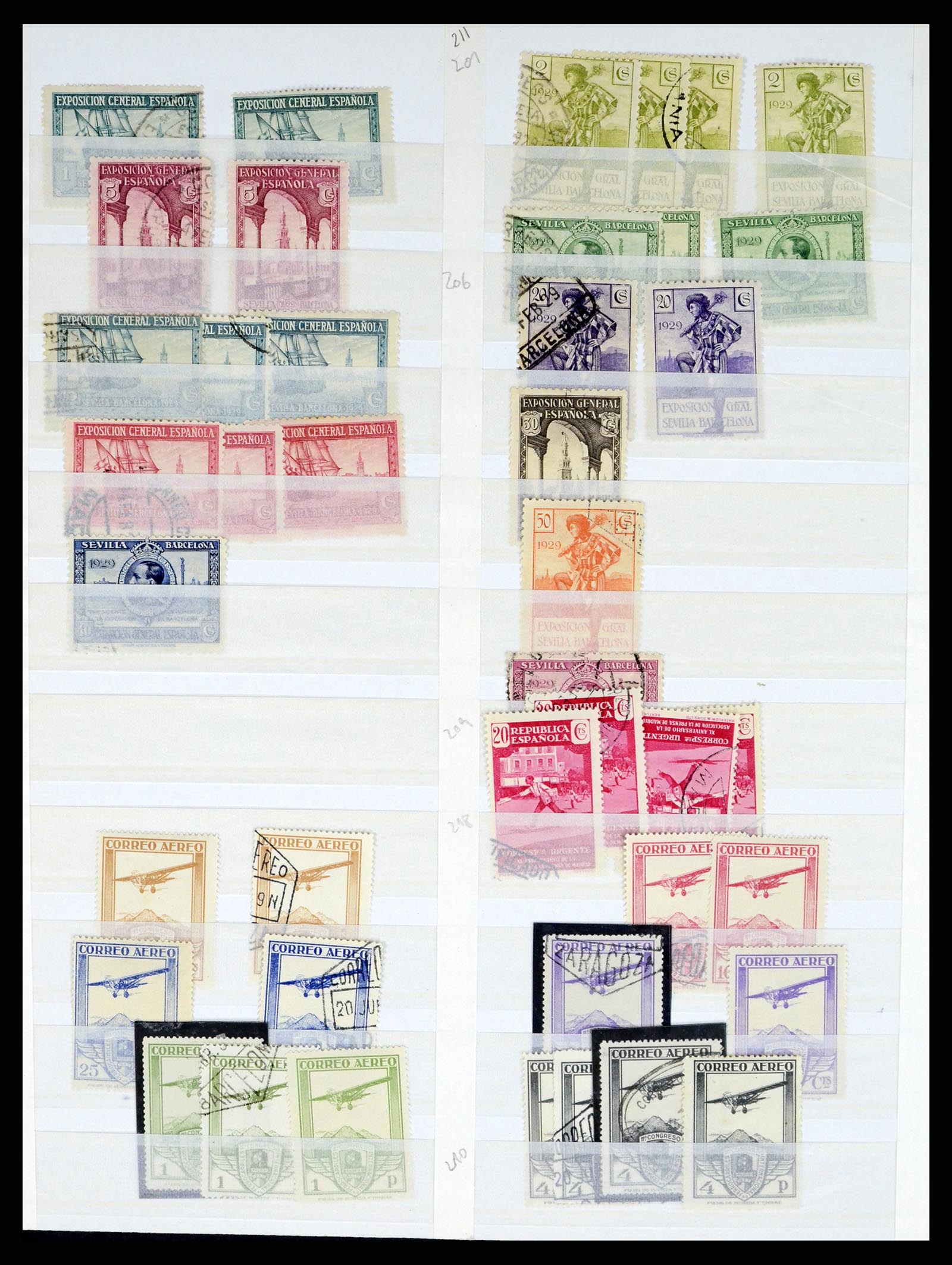 37124 026 - Postzegelverzameling 37124 Spanje 1850-2000.
