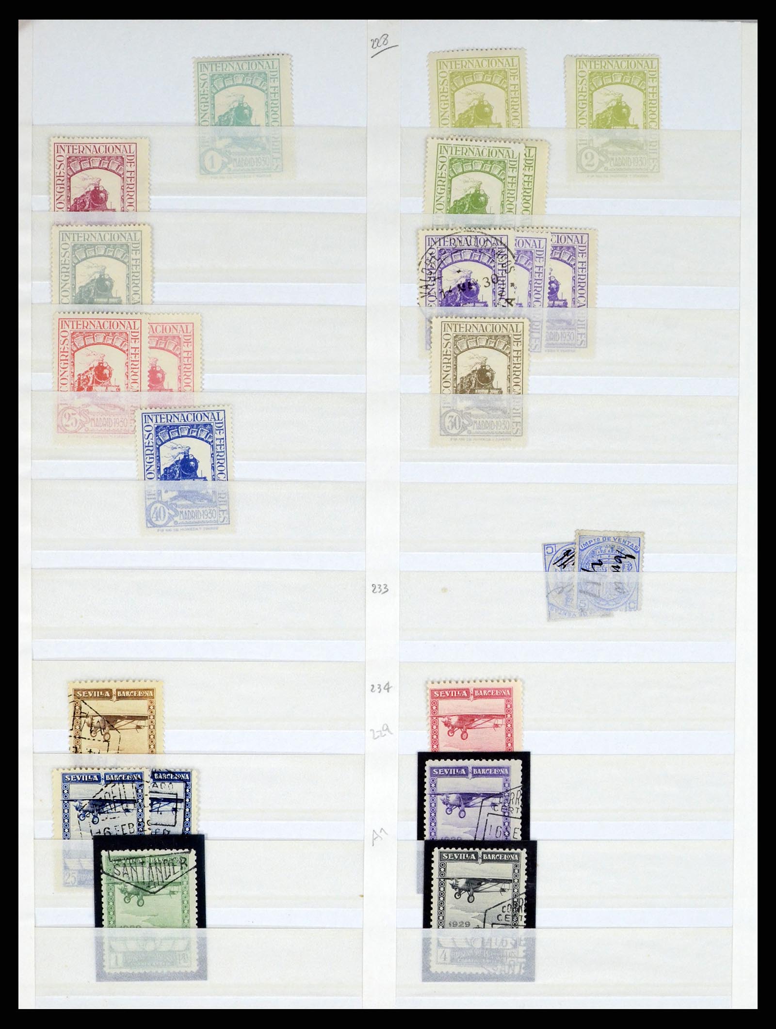 37124 028 - Postzegelverzameling 37124 Spanje 1850-2000.