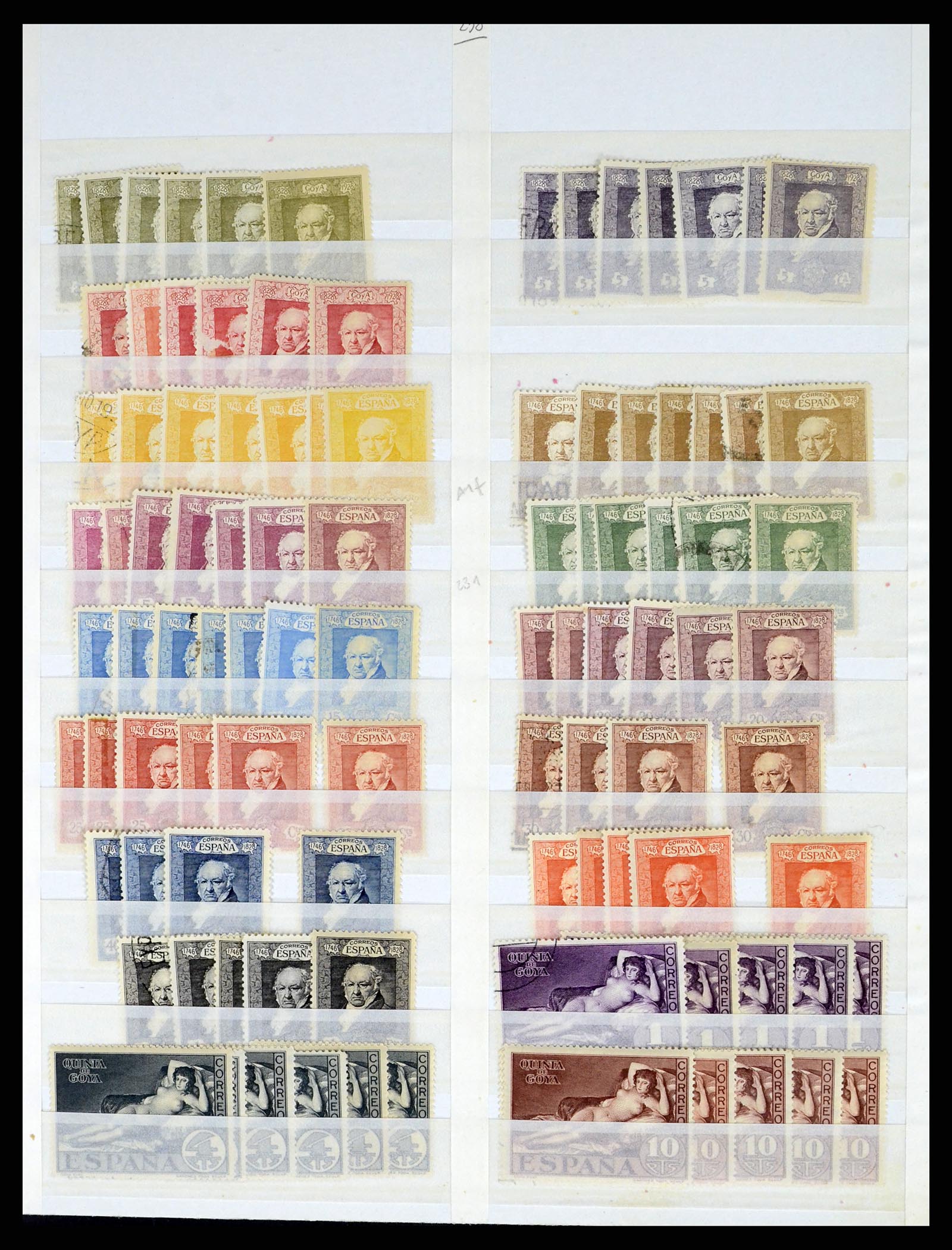 37124 029 - Postzegelverzameling 37124 Spanje 1850-2000.