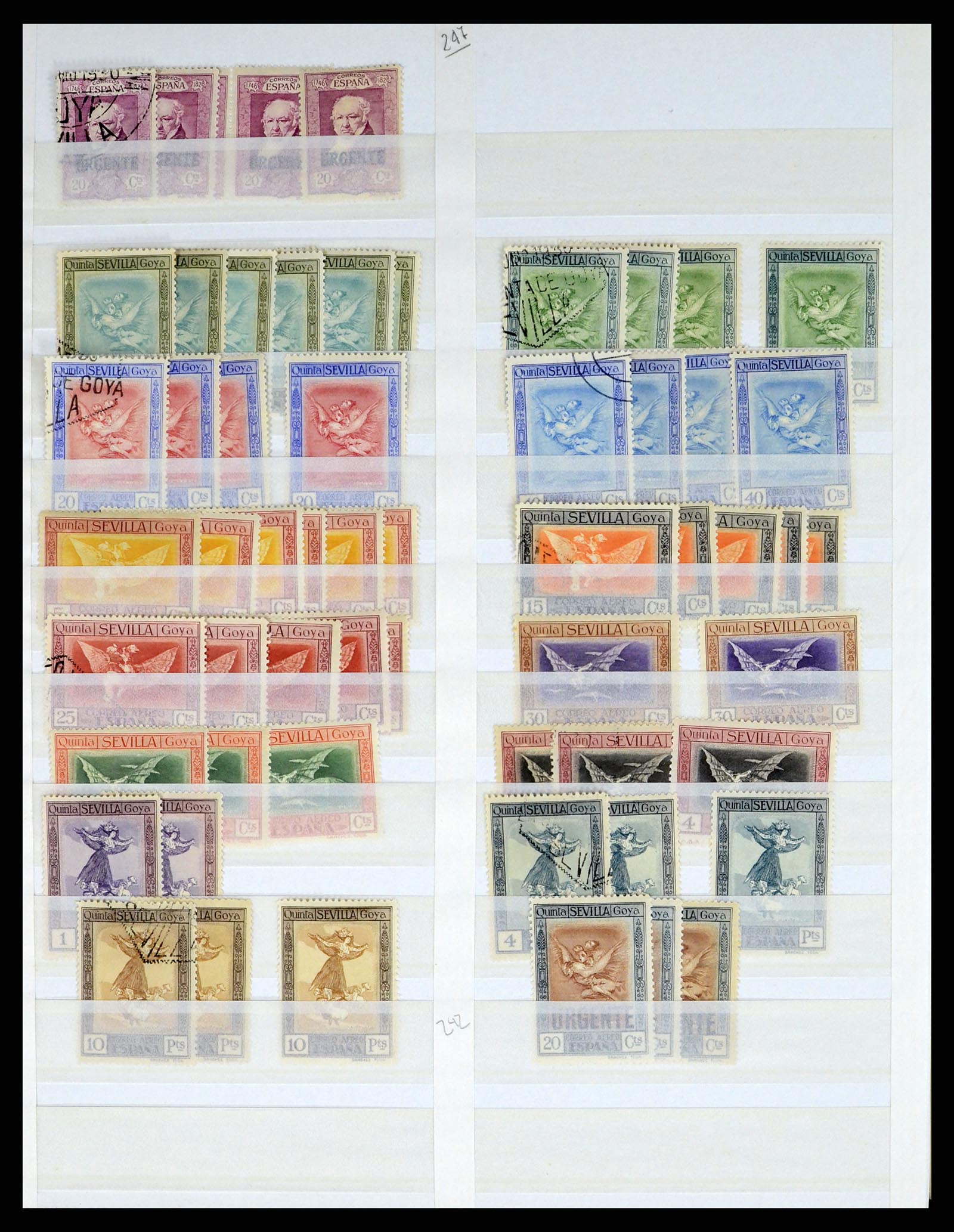 37124 030 - Postzegelverzameling 37124 Spanje 1850-2000.