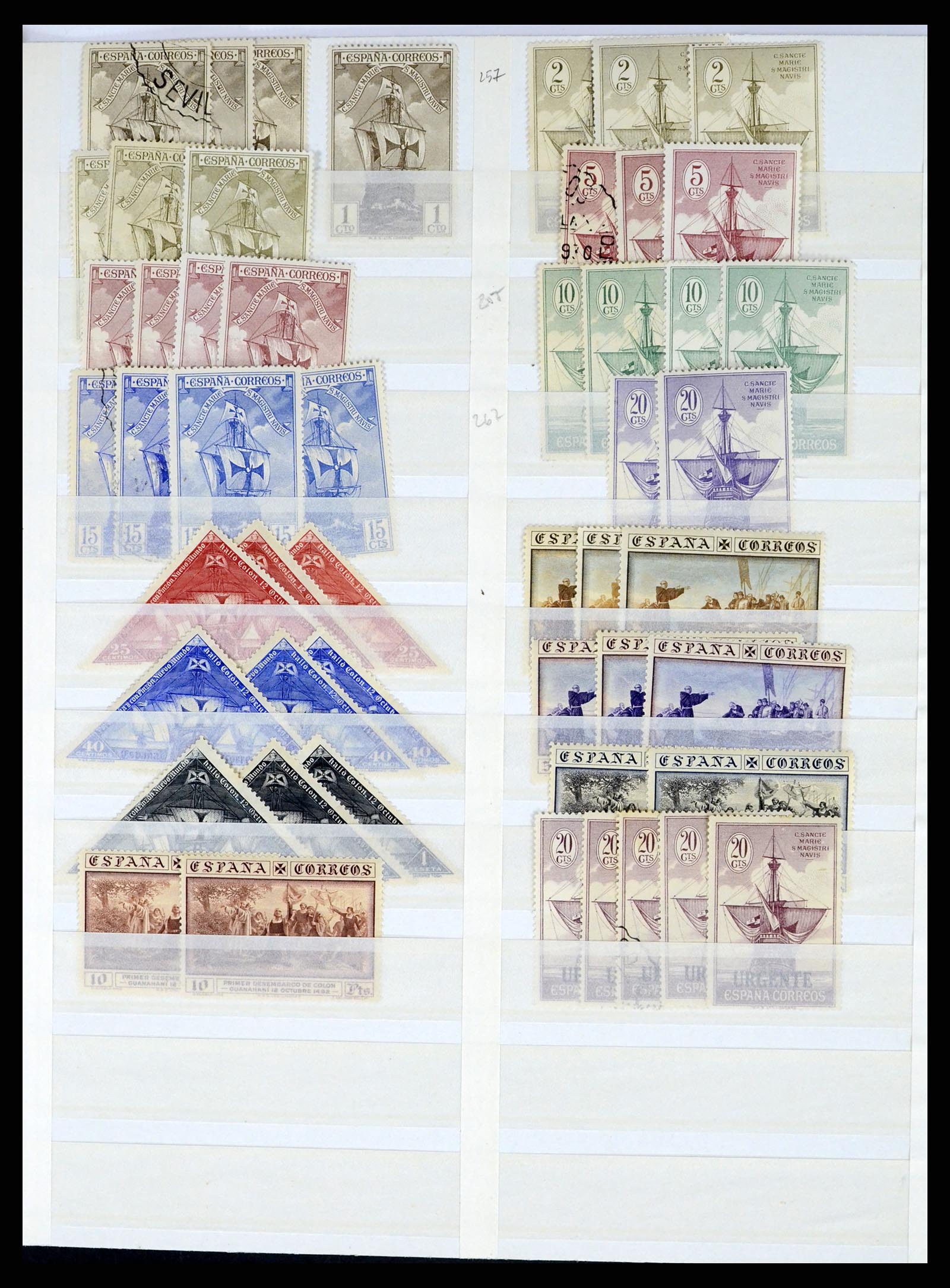 37124 031 - Postzegelverzameling 37124 Spanje 1850-2000.