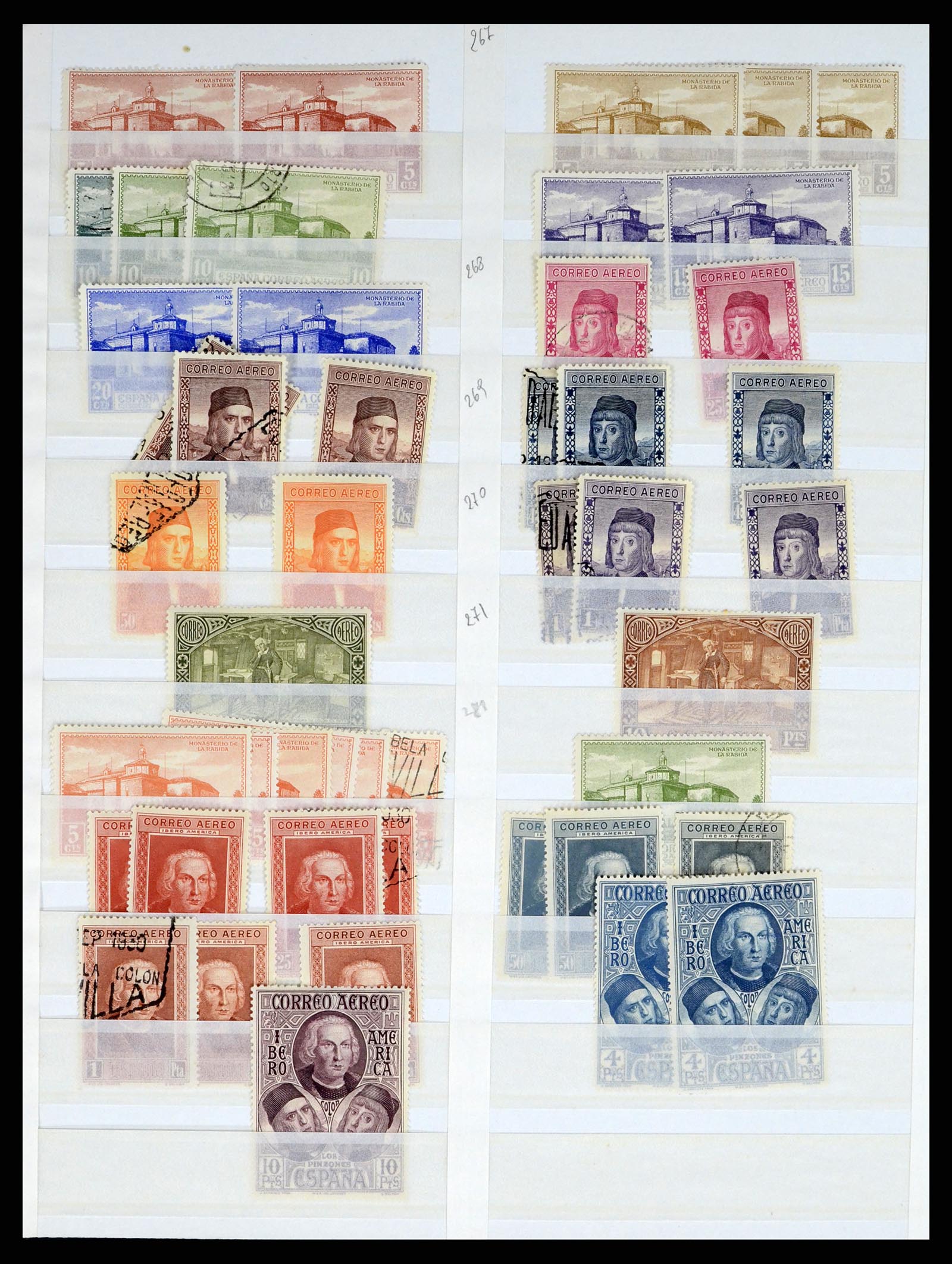 37124 032 - Postzegelverzameling 37124 Spanje 1850-2000.