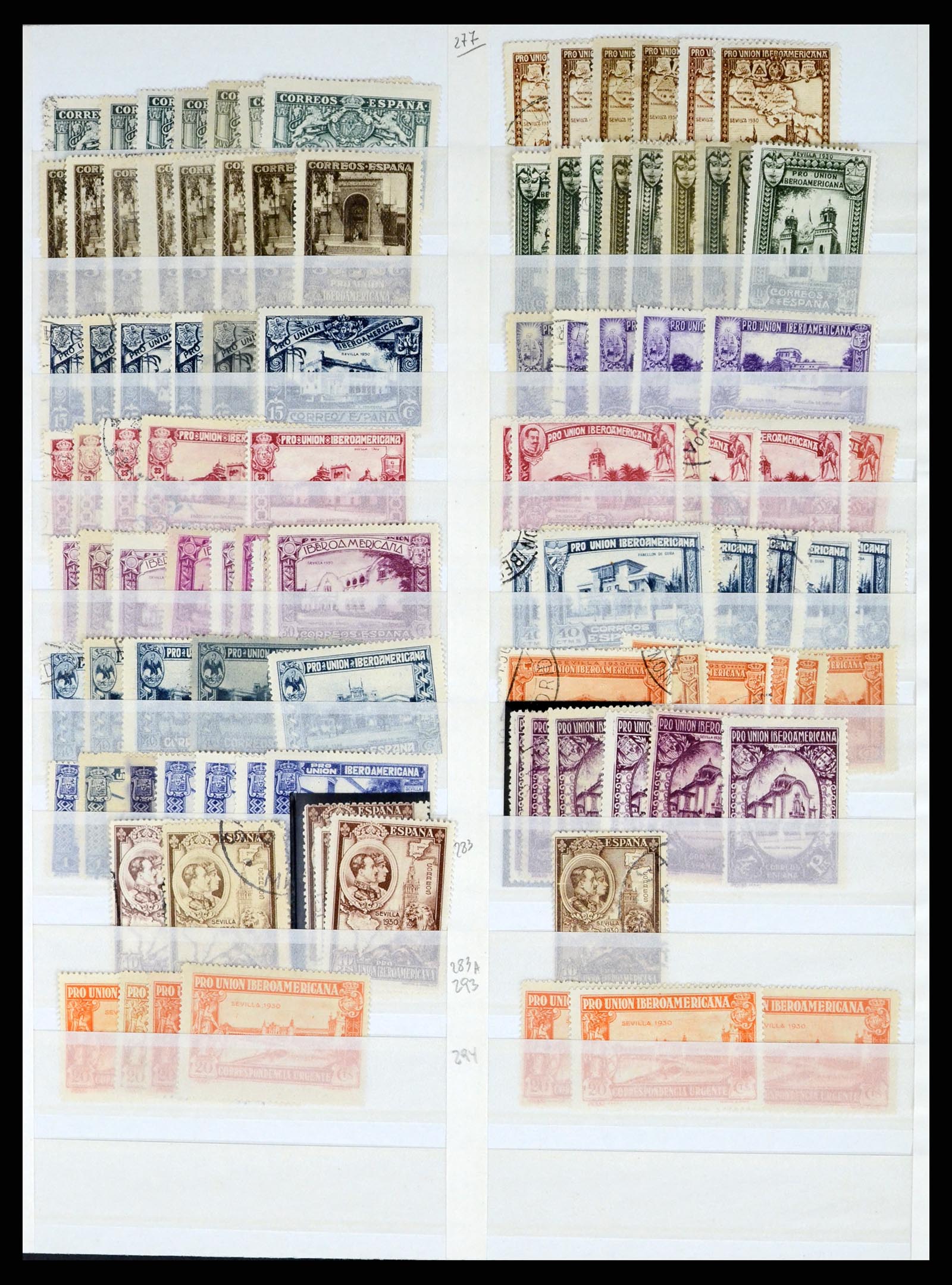 37124 033 - Postzegelverzameling 37124 Spanje 1850-2000.