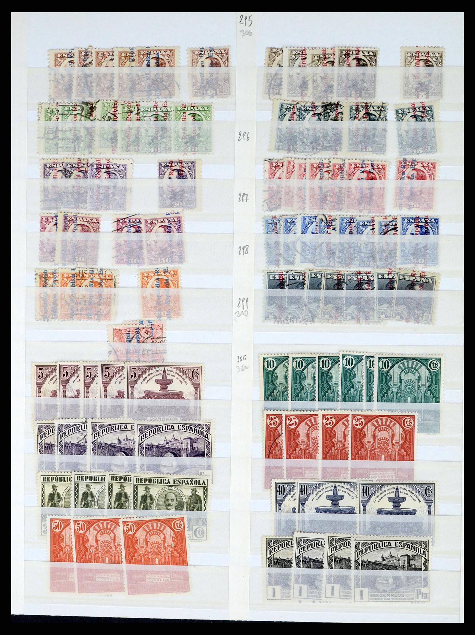 37124 035 - Postzegelverzameling 37124 Spanje 1850-2000.