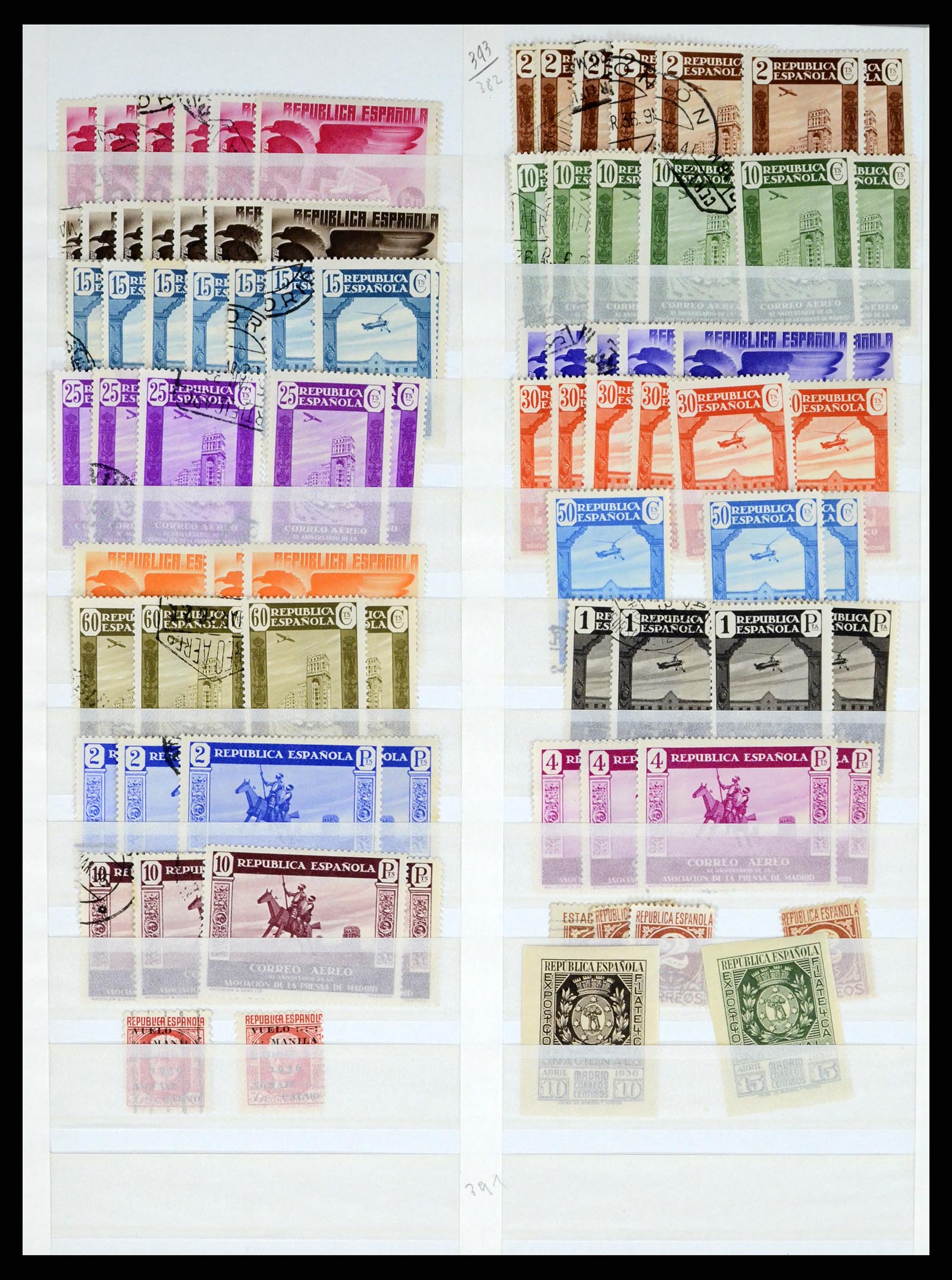 37124 040 - Postzegelverzameling 37124 Spanje 1850-2000.