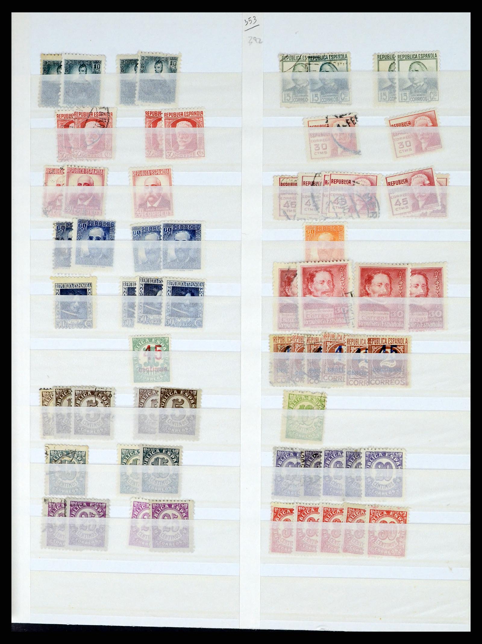 37124 041 - Postzegelverzameling 37124 Spanje 1850-2000.