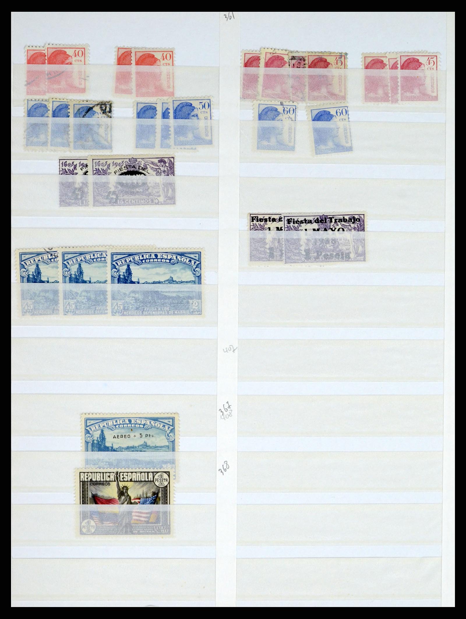 37124 042 - Postzegelverzameling 37124 Spanje 1850-2000.