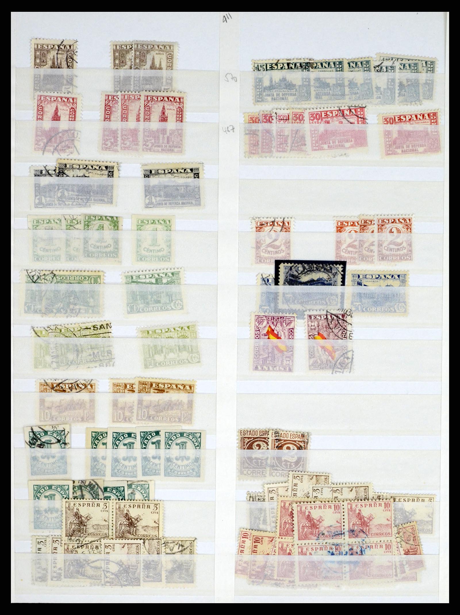 37124 046 - Postzegelverzameling 37124 Spanje 1850-2000.