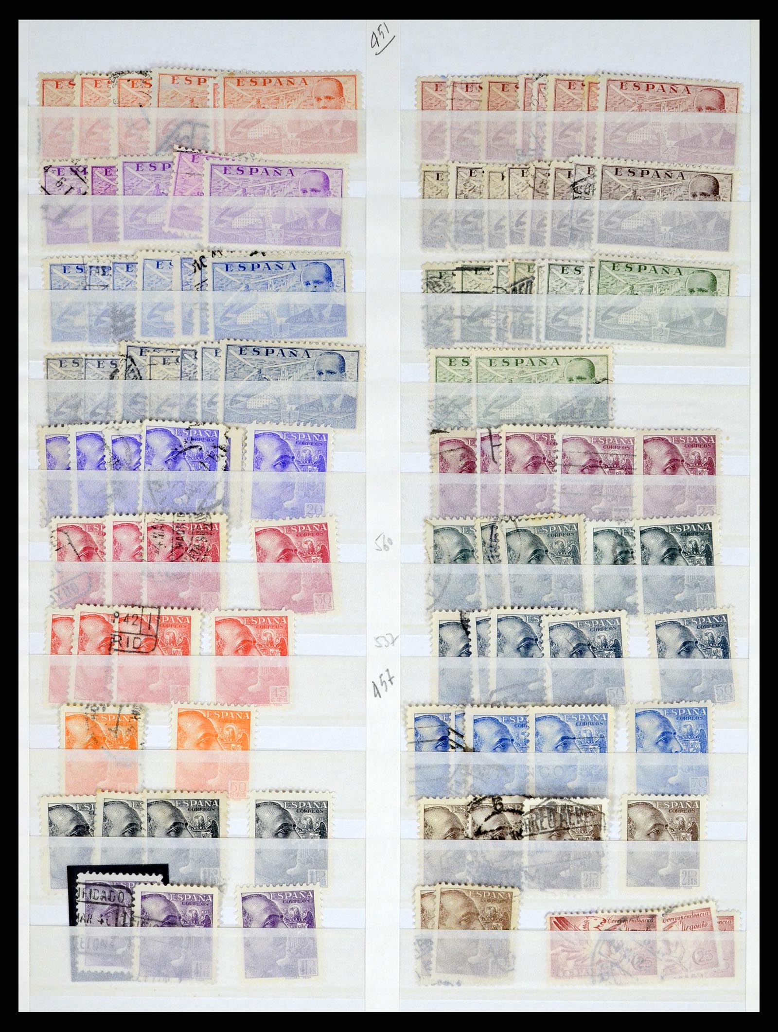 37124 050 - Postzegelverzameling 37124 Spanje 1850-2000.