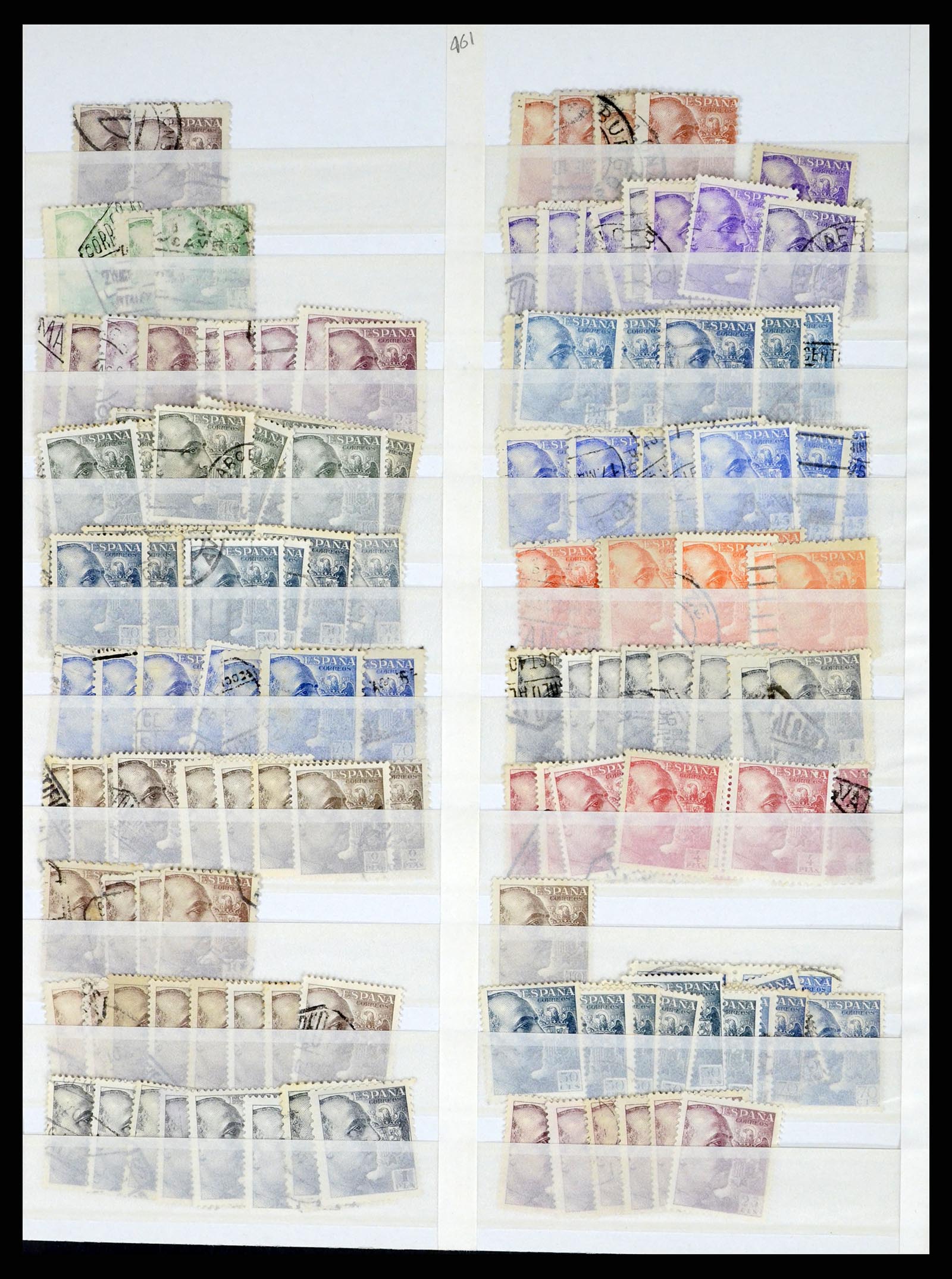37124 051 - Postzegelverzameling 37124 Spanje 1850-2000.
