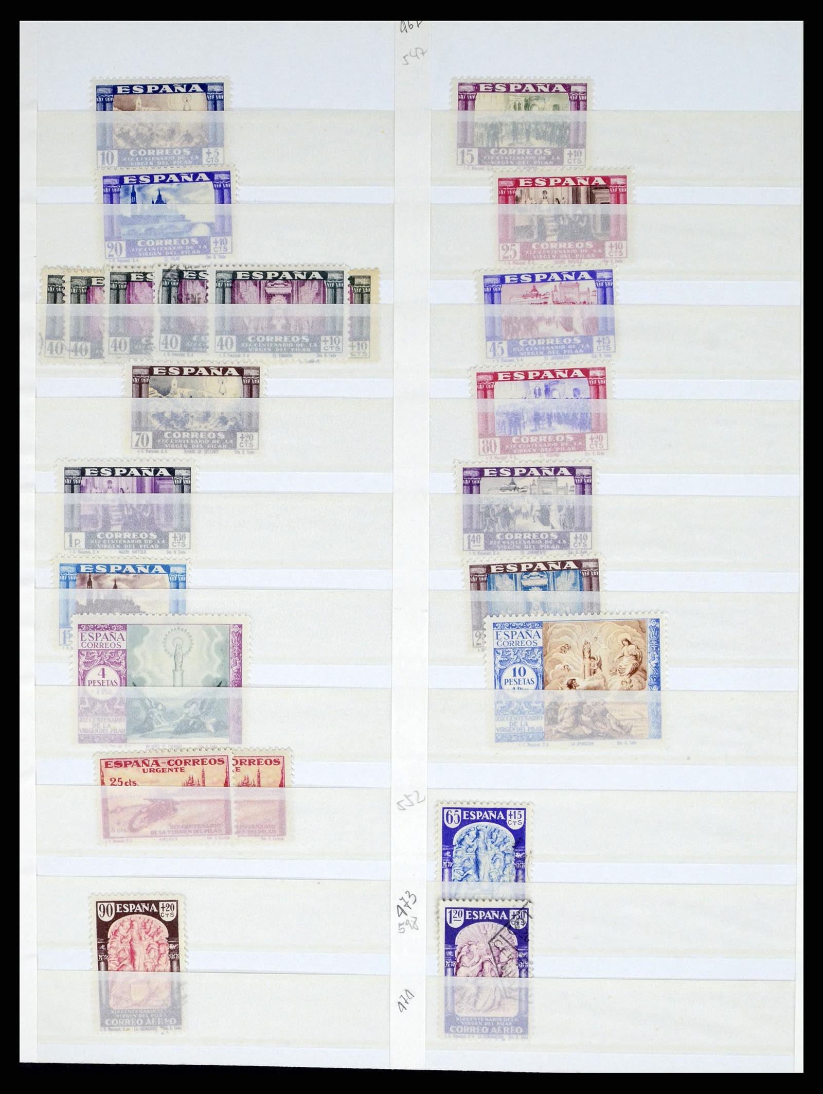 37124 052 - Postzegelverzameling 37124 Spanje 1850-2000.
