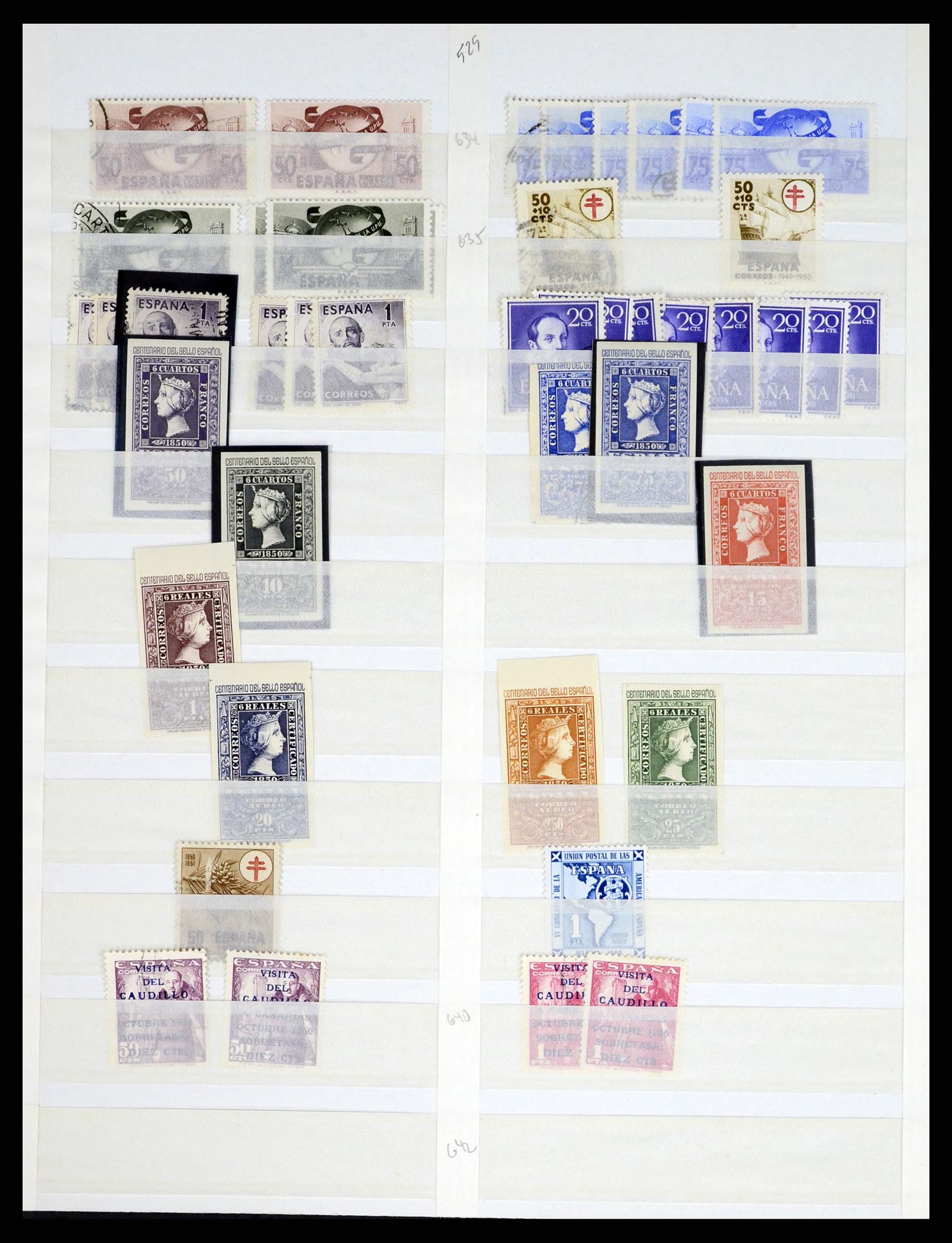 37124 058 - Postzegelverzameling 37124 Spanje 1850-2000.