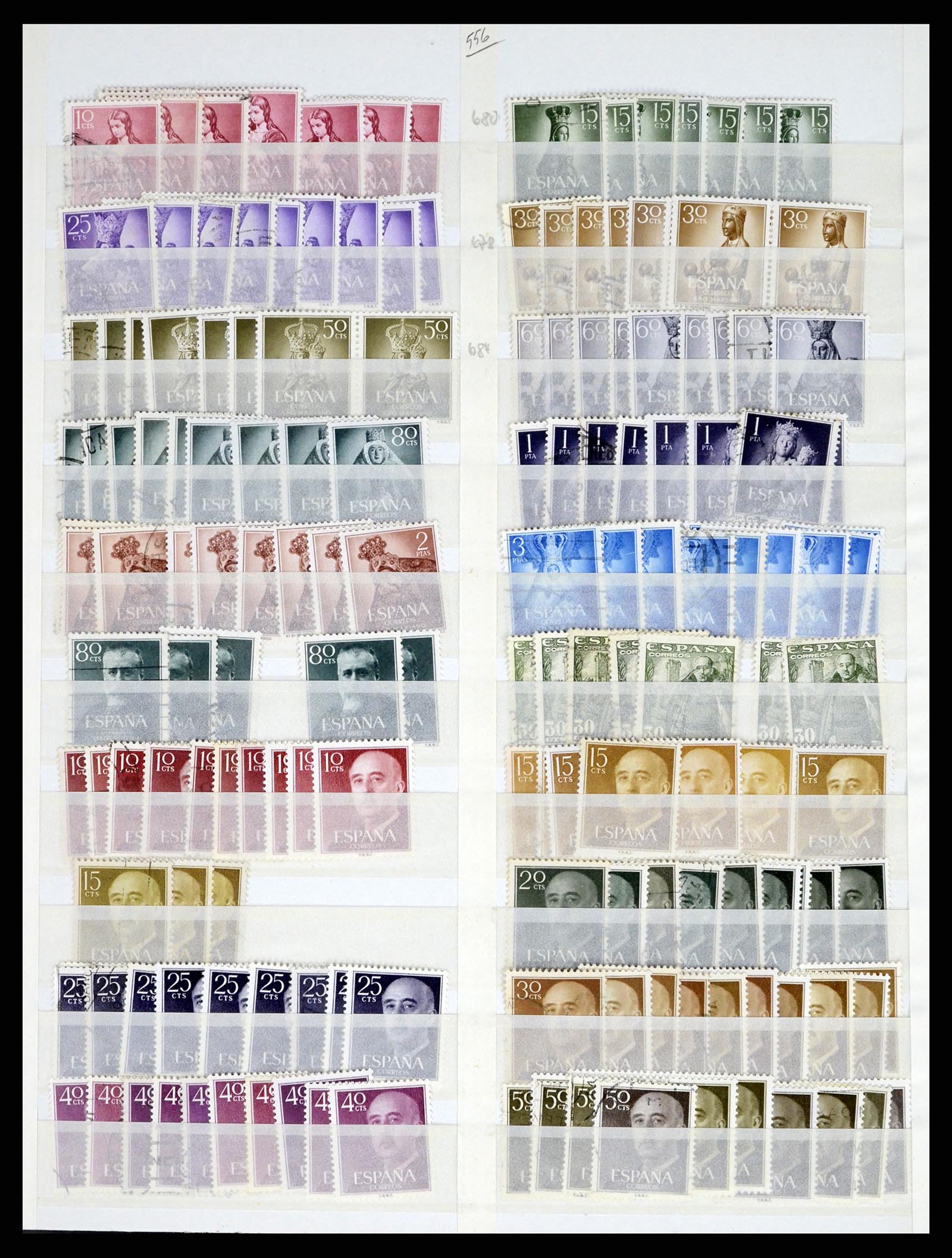 37124 061 - Stamp collection 37124 Spain 1850-2000.