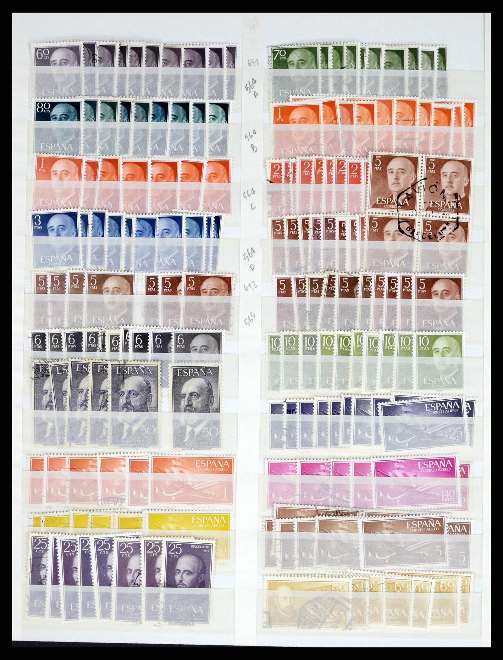 37124 062 - Stamp collection 37124 Spain 1850-2000.