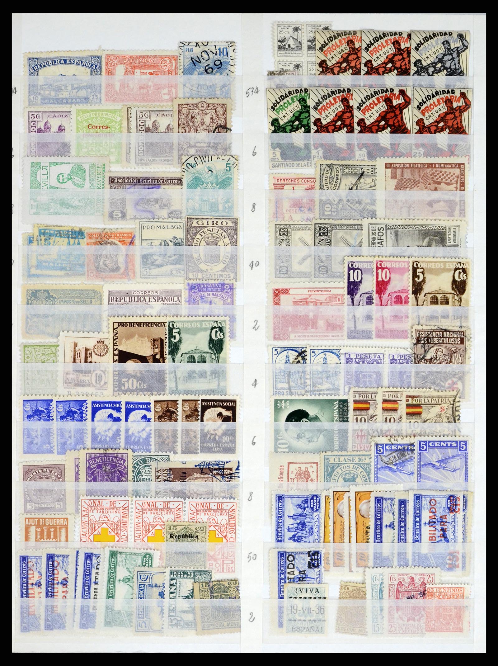 37124 221 - Postzegelverzameling 37124 Spanje 1850-2000.