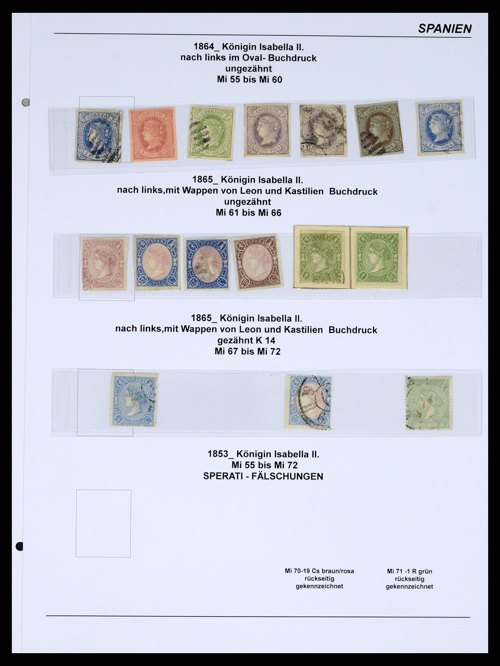 37124 234 - Postzegelverzameling 37124 Spanje 1850-2000.