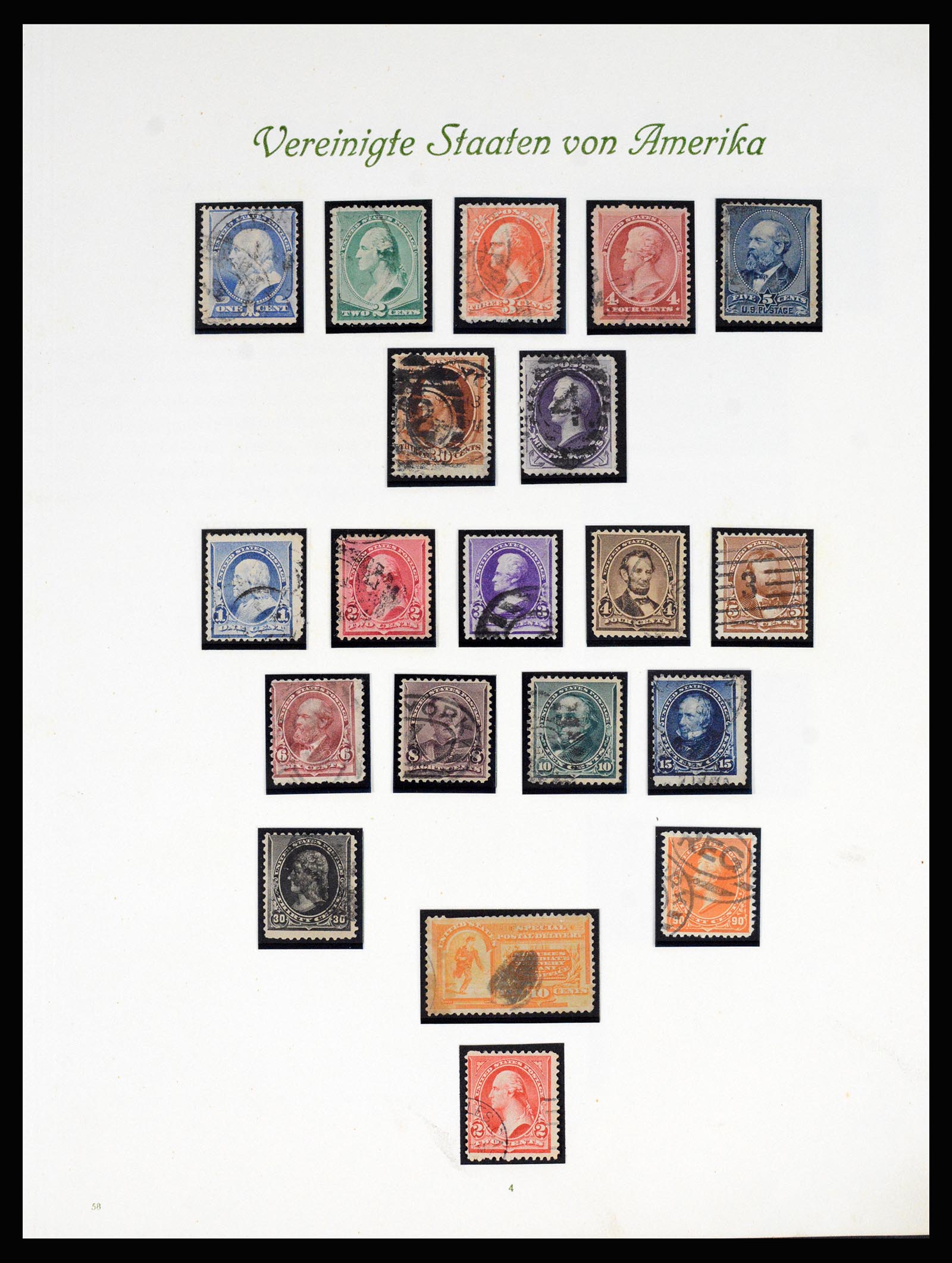 37125 004 - Stamp collection 37125 USA supercollection 1847-1963.