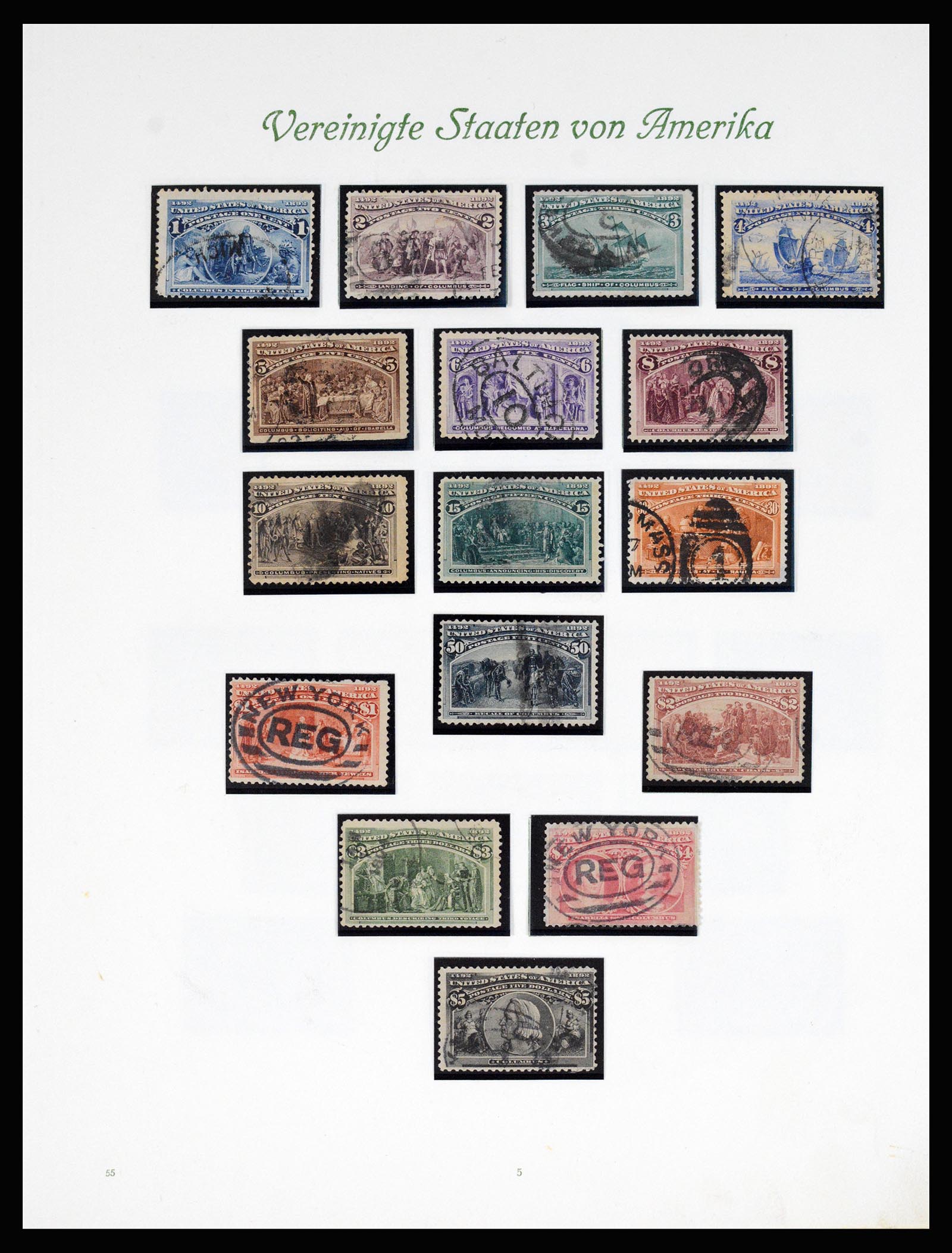 37125 006 - Stamp collection 37125 USA supercollection 1847-1963.