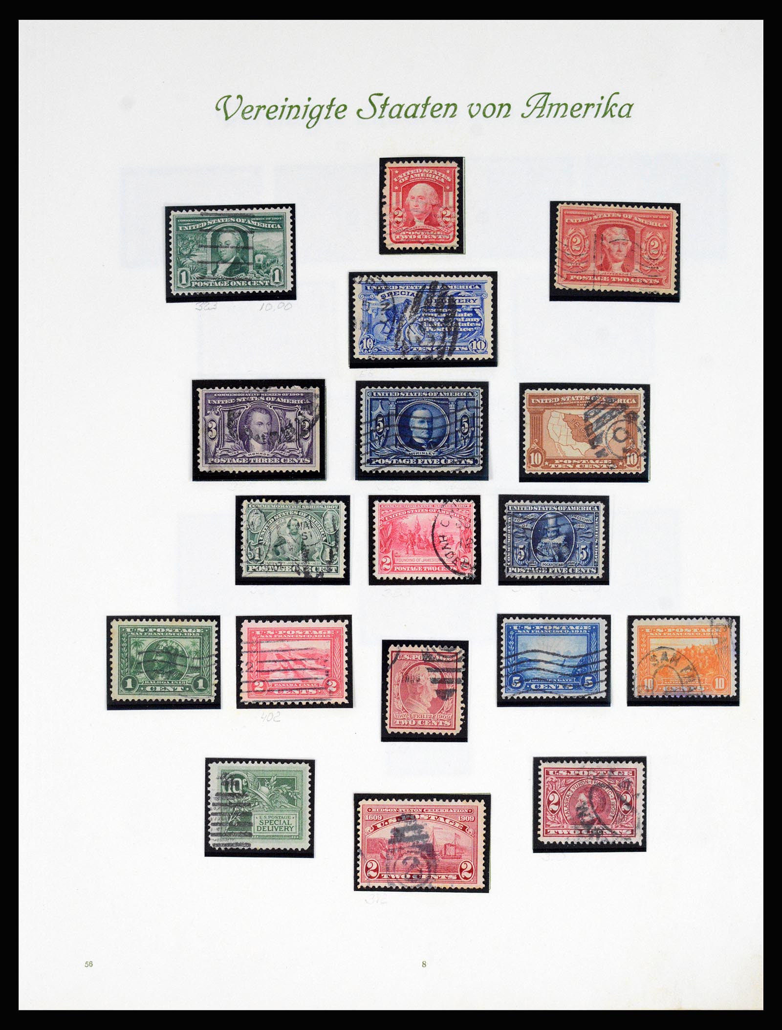 37125 009 - Stamp collection 37125 USA supercollection 1847-1963.
