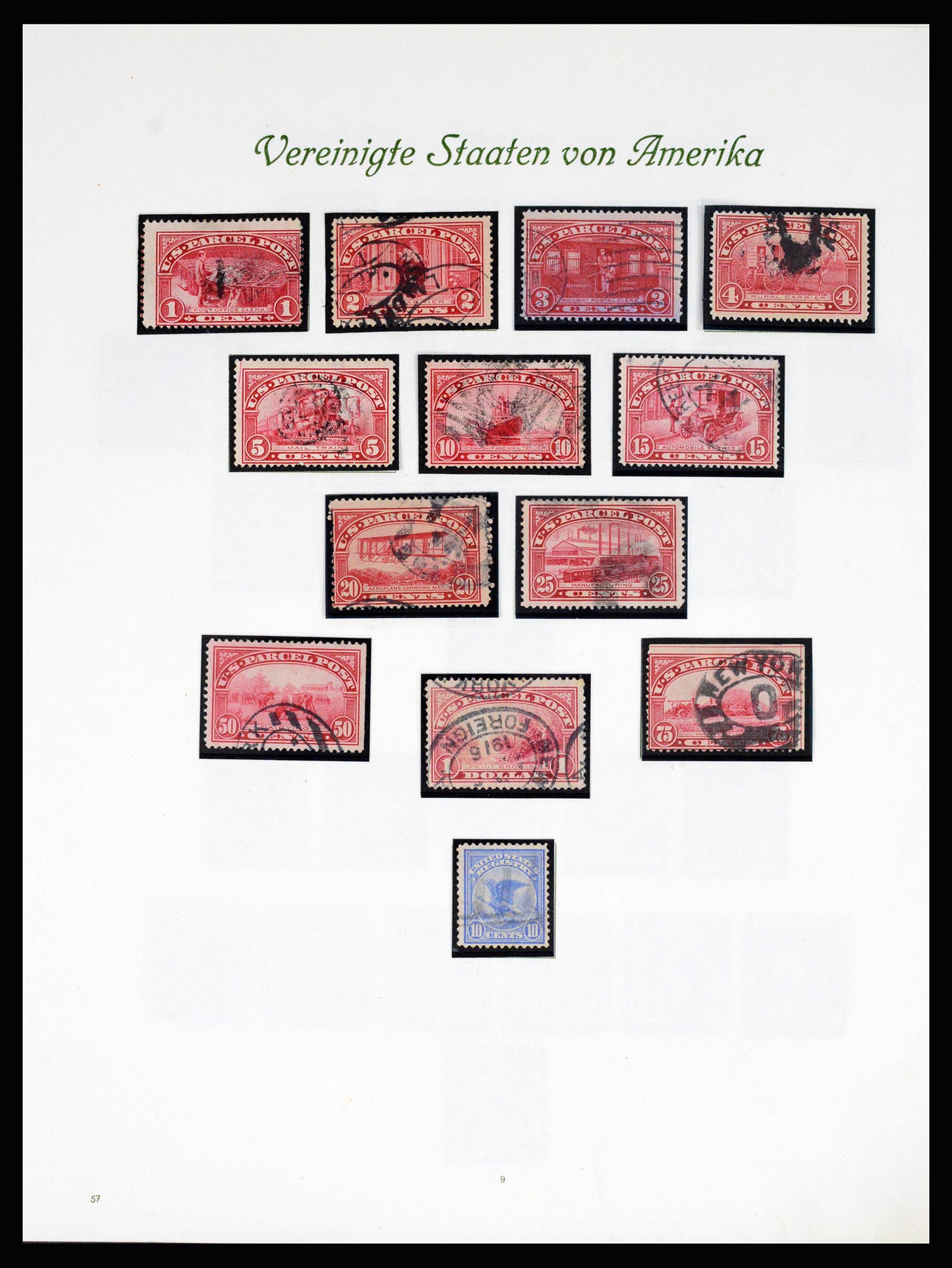 37125 010 - Stamp collection 37125 USA supercollection 1847-1963.