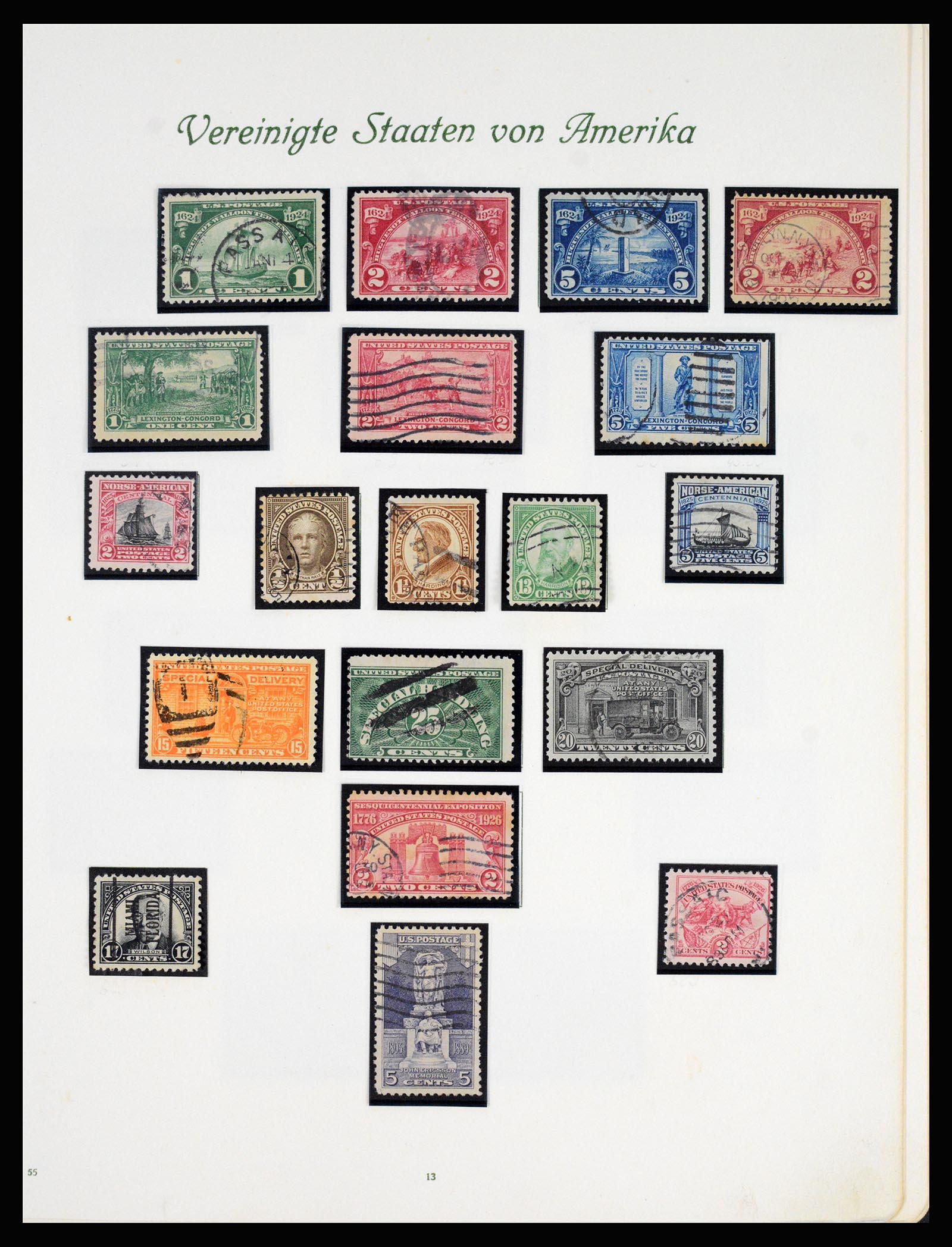 37125 014 - Stamp collection 37125 USA supercollection 1847-1963.