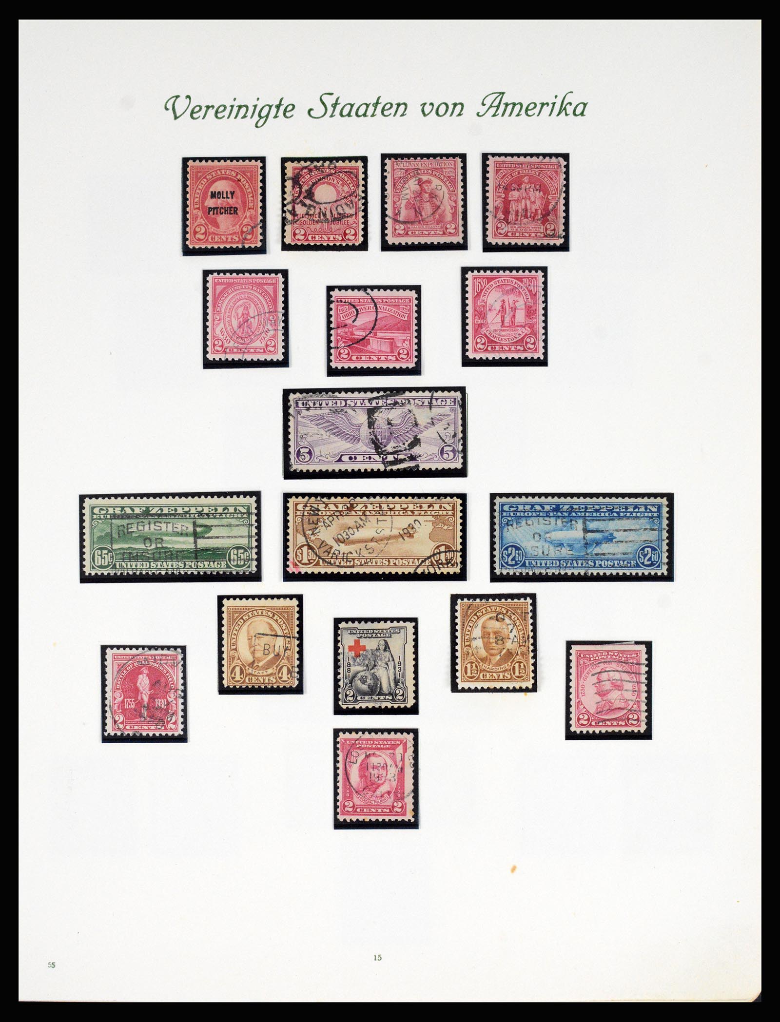 37125 016 - Stamp collection 37125 USA supercollection 1847-1963.