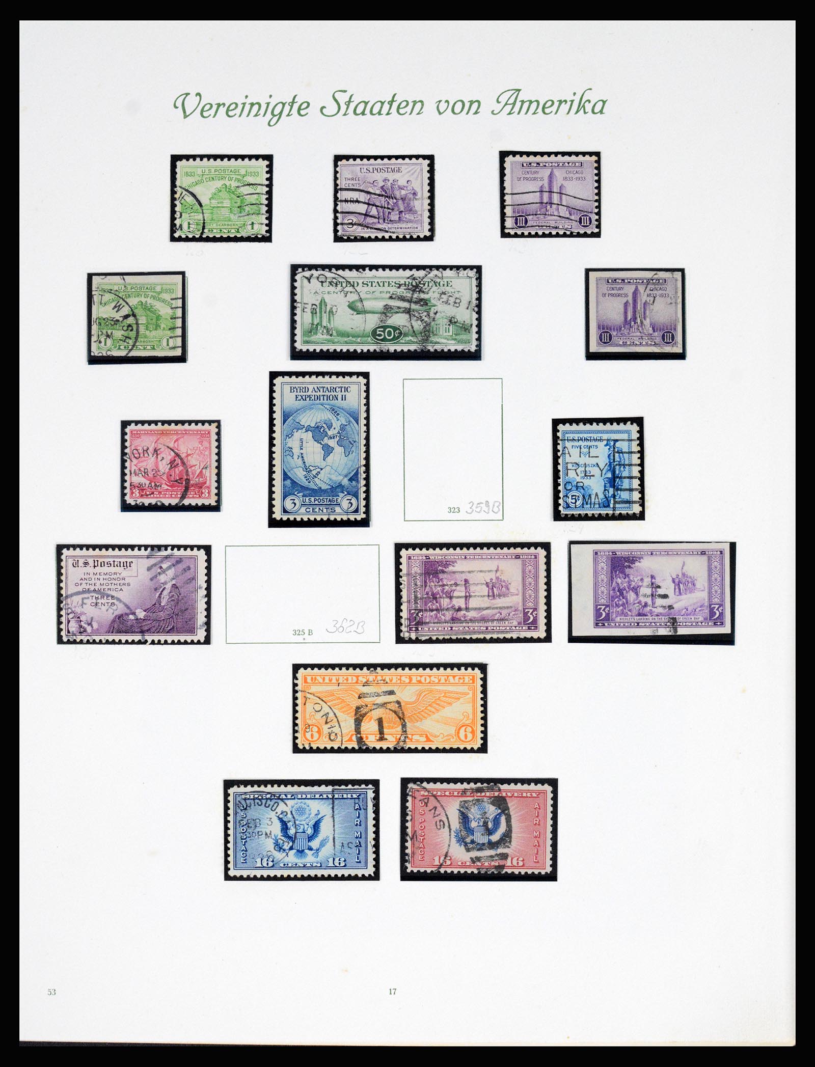 37125 018 - Postzegelverzameling 37125 USA supercollectie 1847-1963.