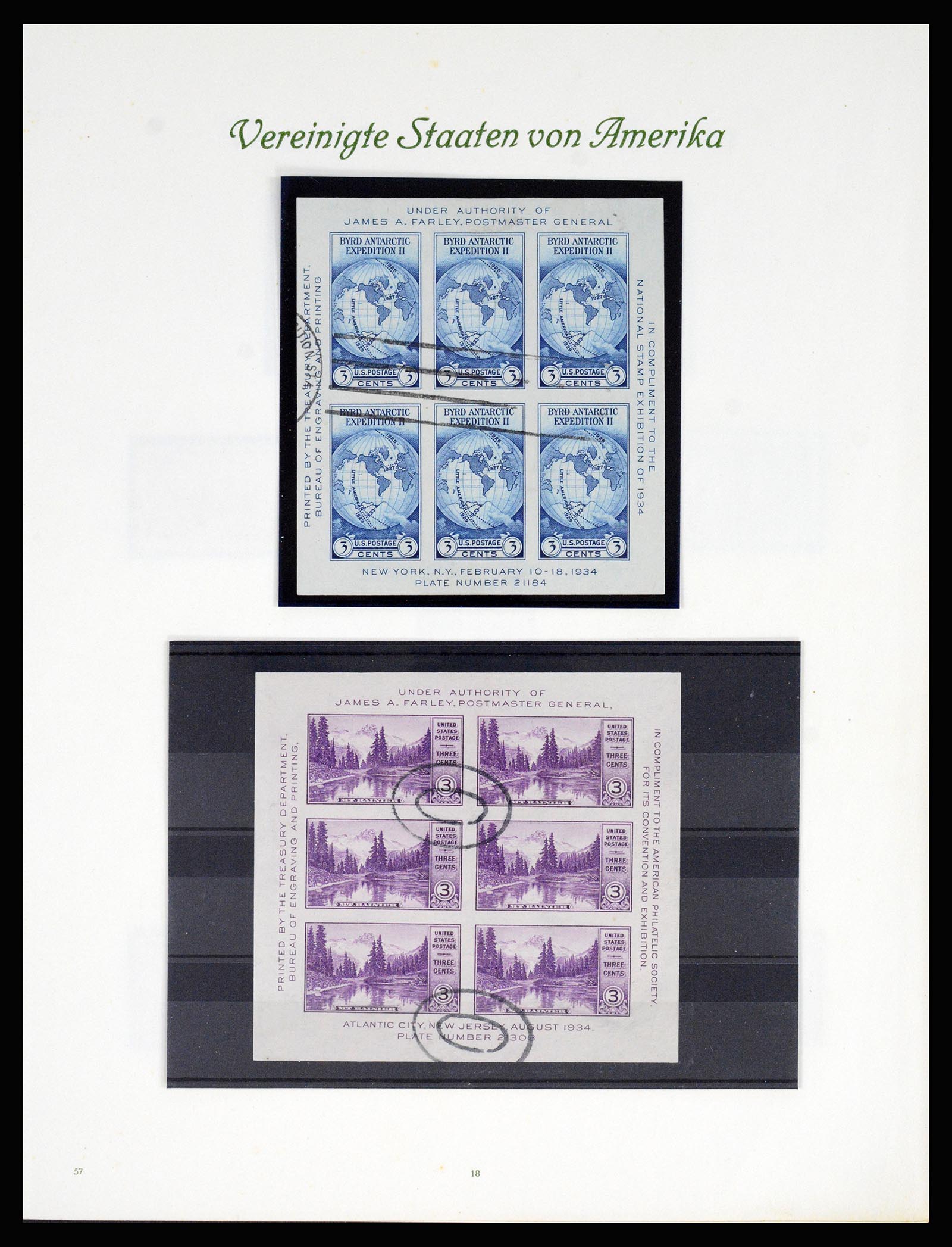 37125 019 - Postzegelverzameling 37125 USA supercollectie 1847-1963.