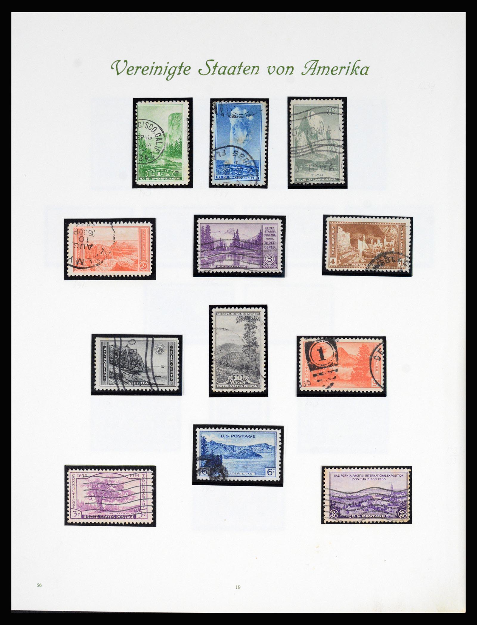 37125 020 - Stamp collection 37125 USA supercollection 1847-1963.
