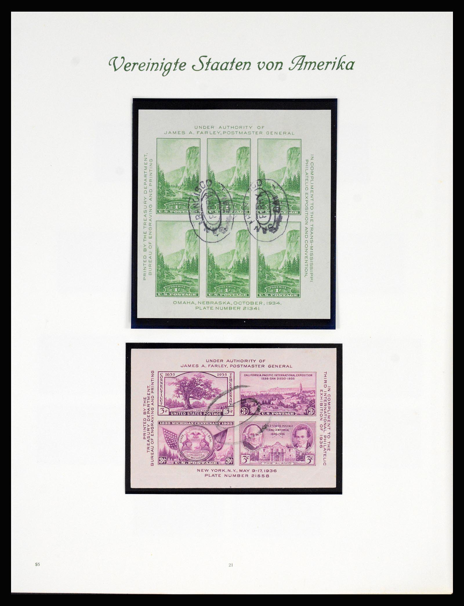 37125 022 - Postzegelverzameling 37125 USA supercollectie 1847-1963.