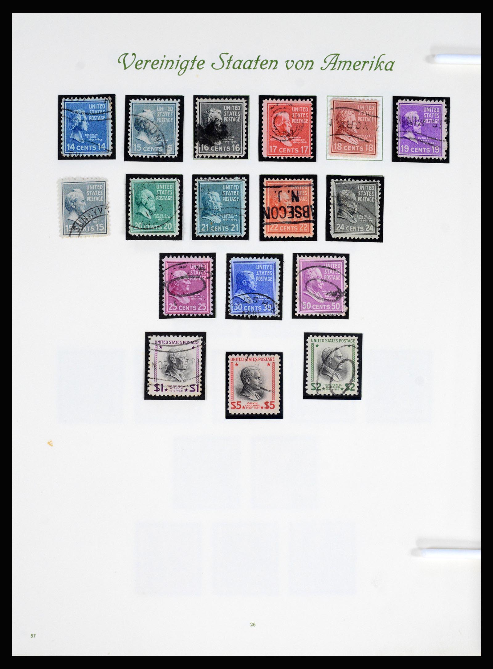 37125 027 - Postzegelverzameling 37125 USA supercollectie 1847-1963.