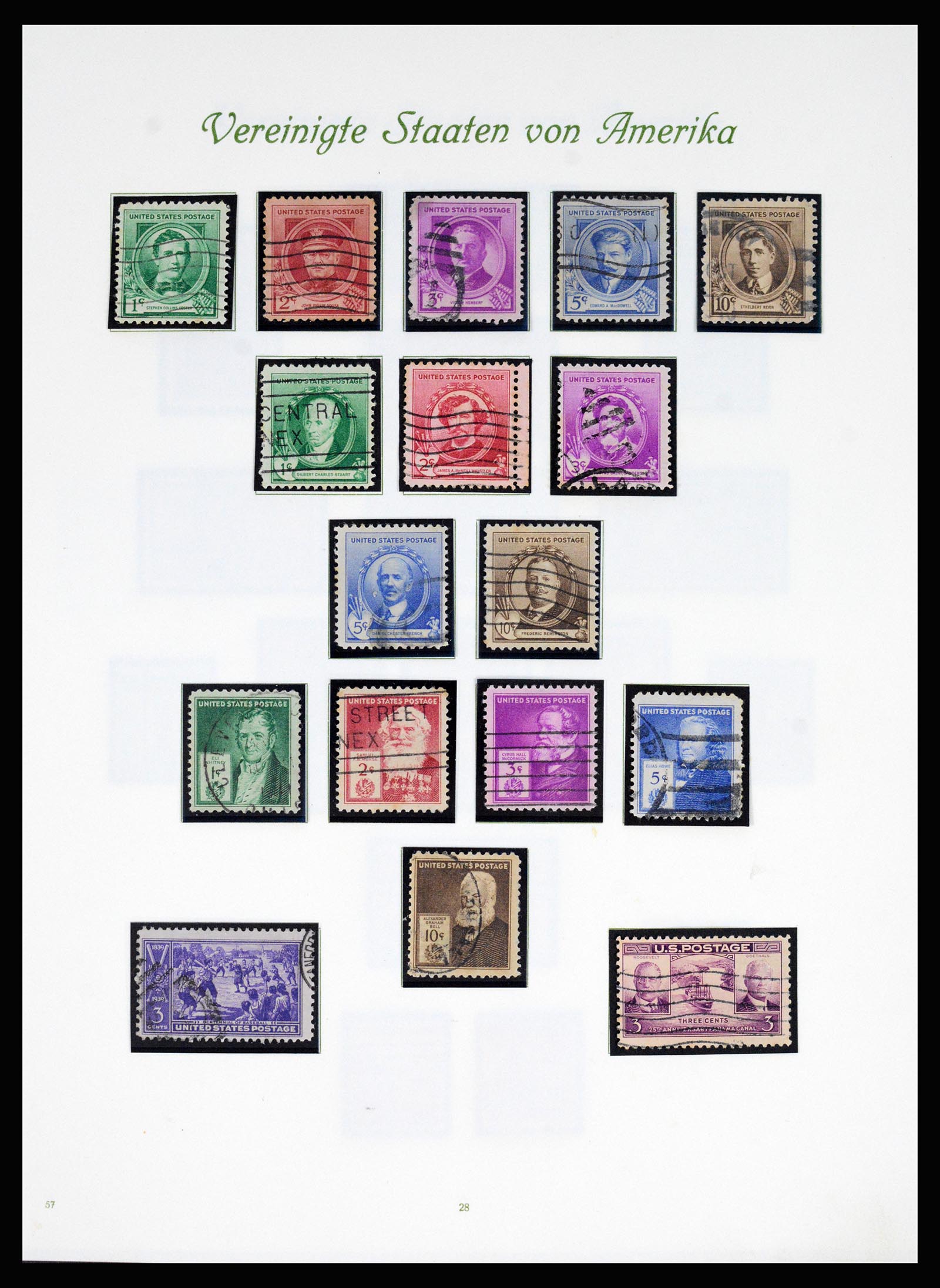 37125 029 - Stamp collection 37125 USA supercollection 1847-1963.