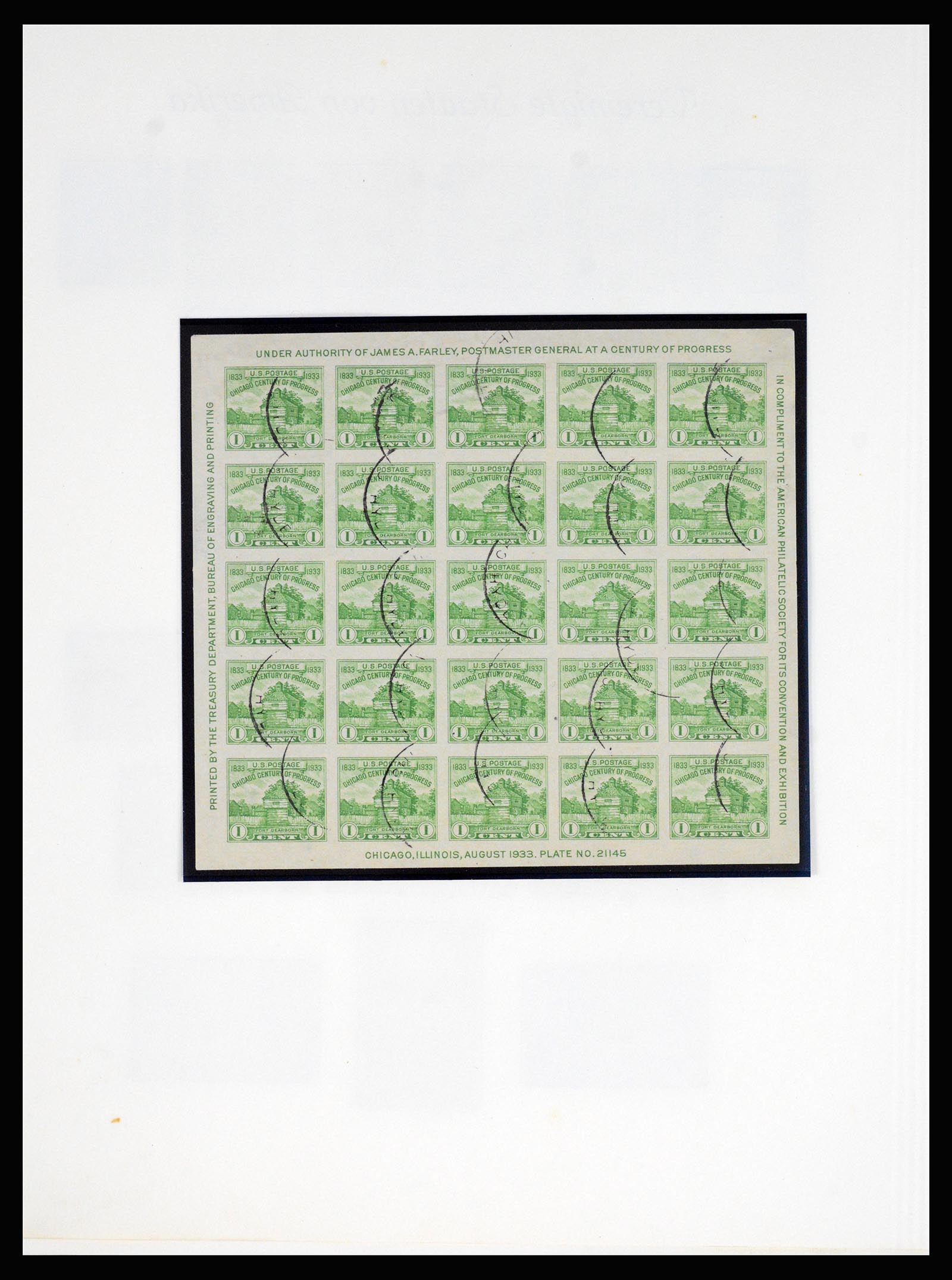 37125 045 - Postzegelverzameling 37125 USA supercollectie 1847-1963.