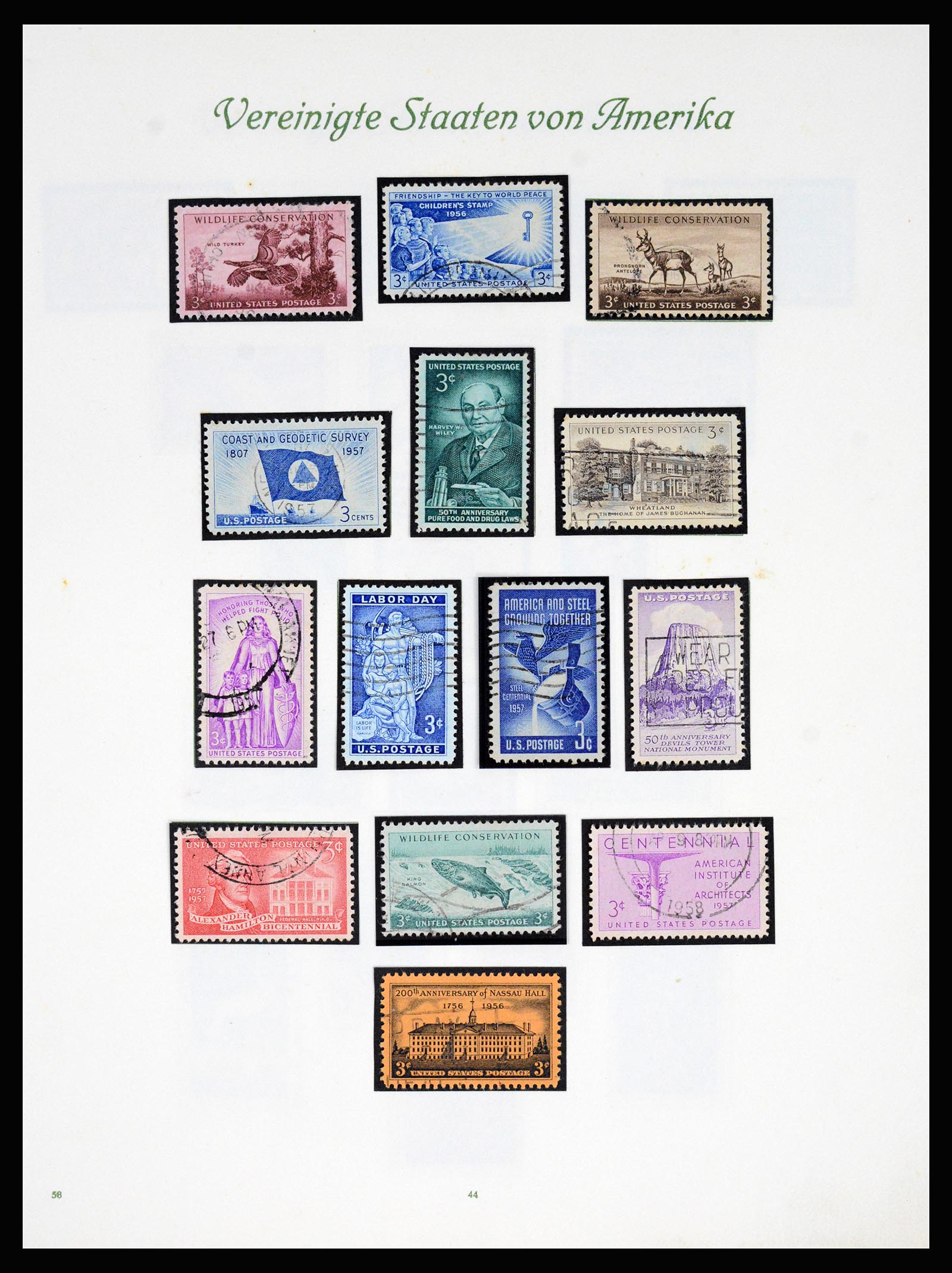 37125 046 - Postzegelverzameling 37125 USA supercollectie 1847-1963.