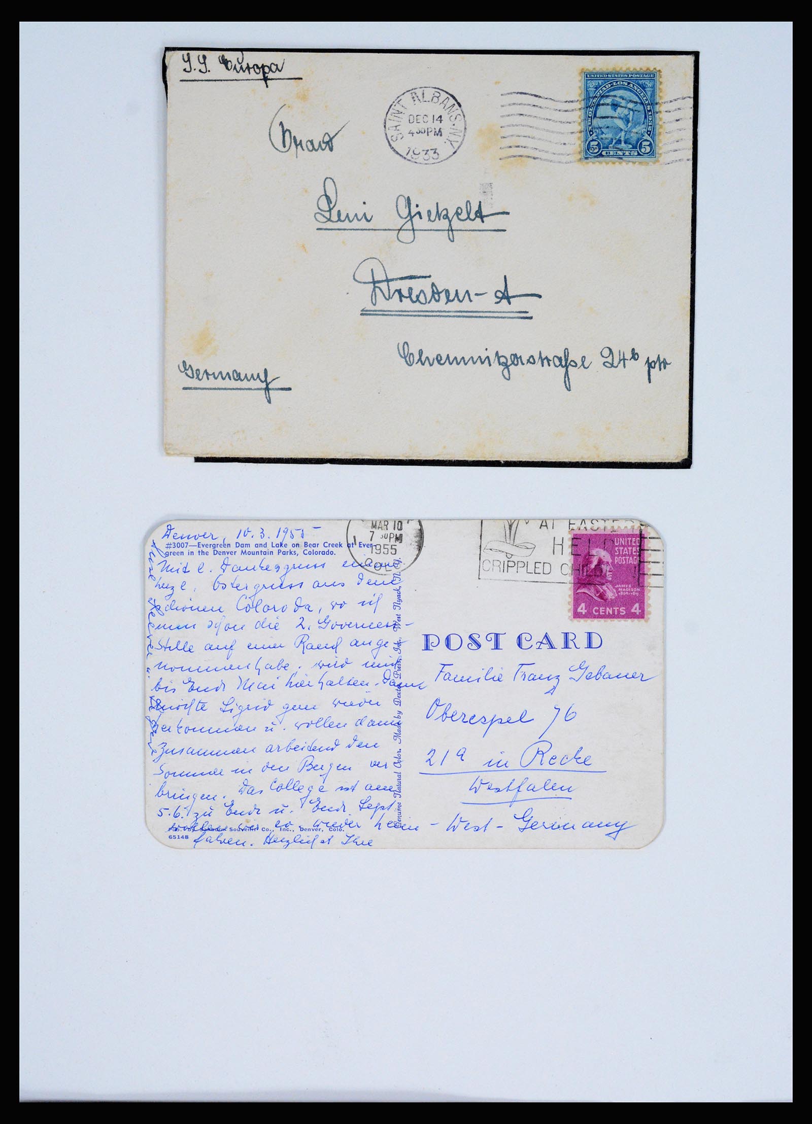 37125 064 - Postzegelverzameling 37125 USA supercollectie 1847-1963.