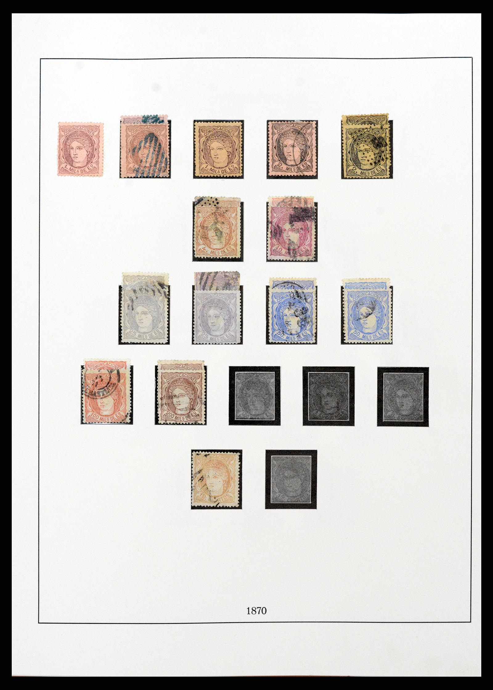 37126 009 - Stamp collection 37126 Spain and colonies 1850-1976.