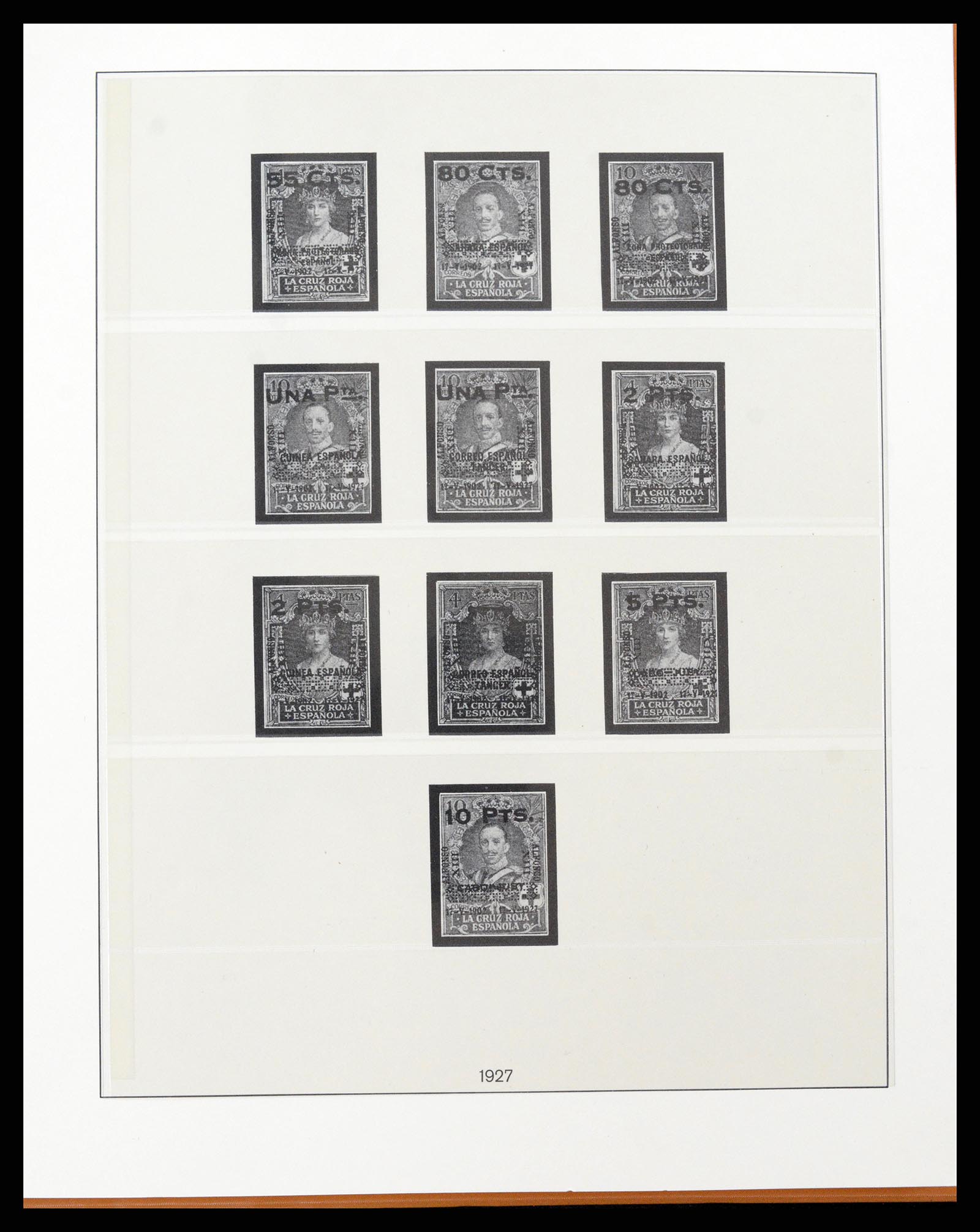 37126 029 - Postzegelverzameling 37126 Spanje en koloniën 1850-1976.