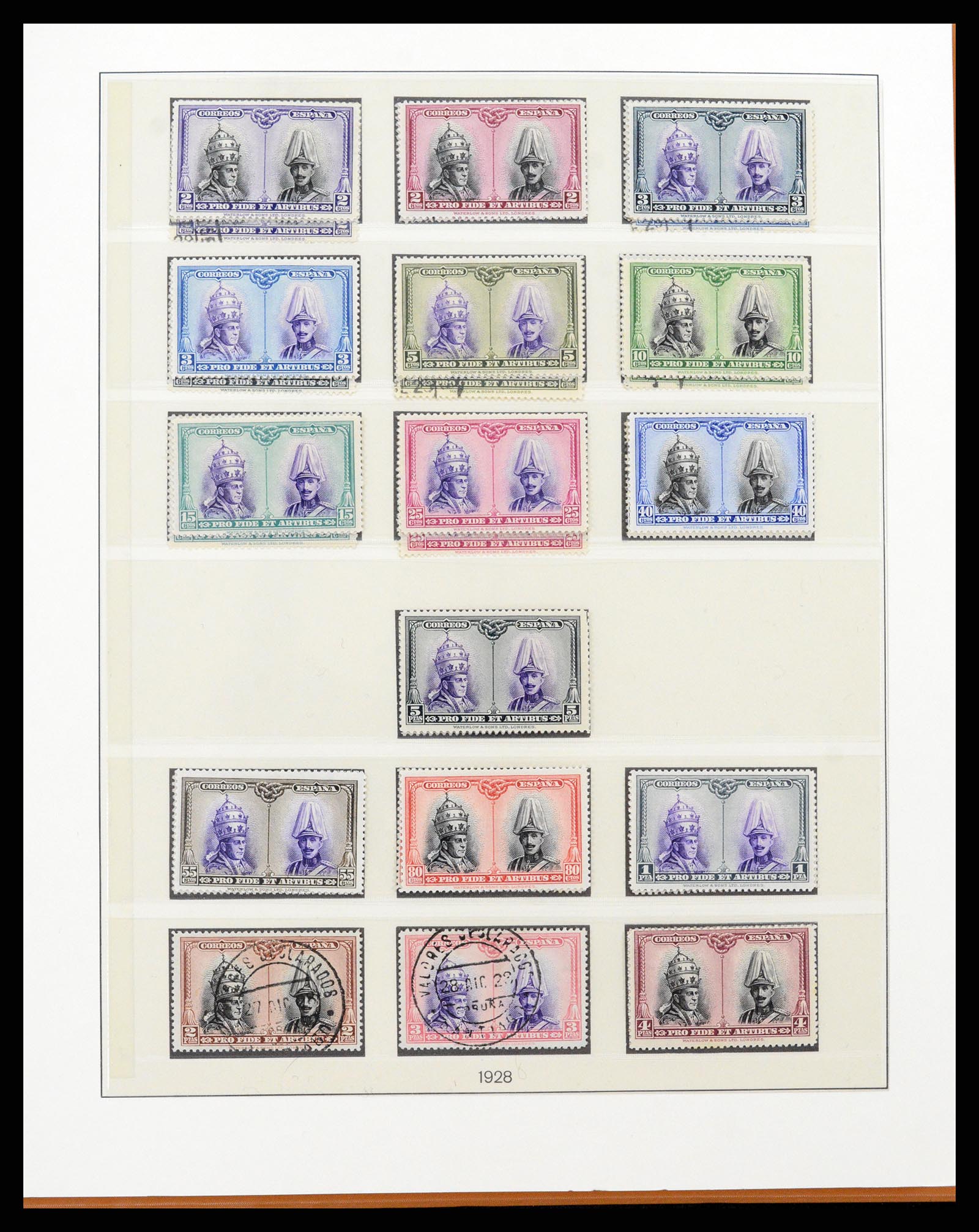 37126 030 - Postzegelverzameling 37126 Spanje en koloniën 1850-1976.