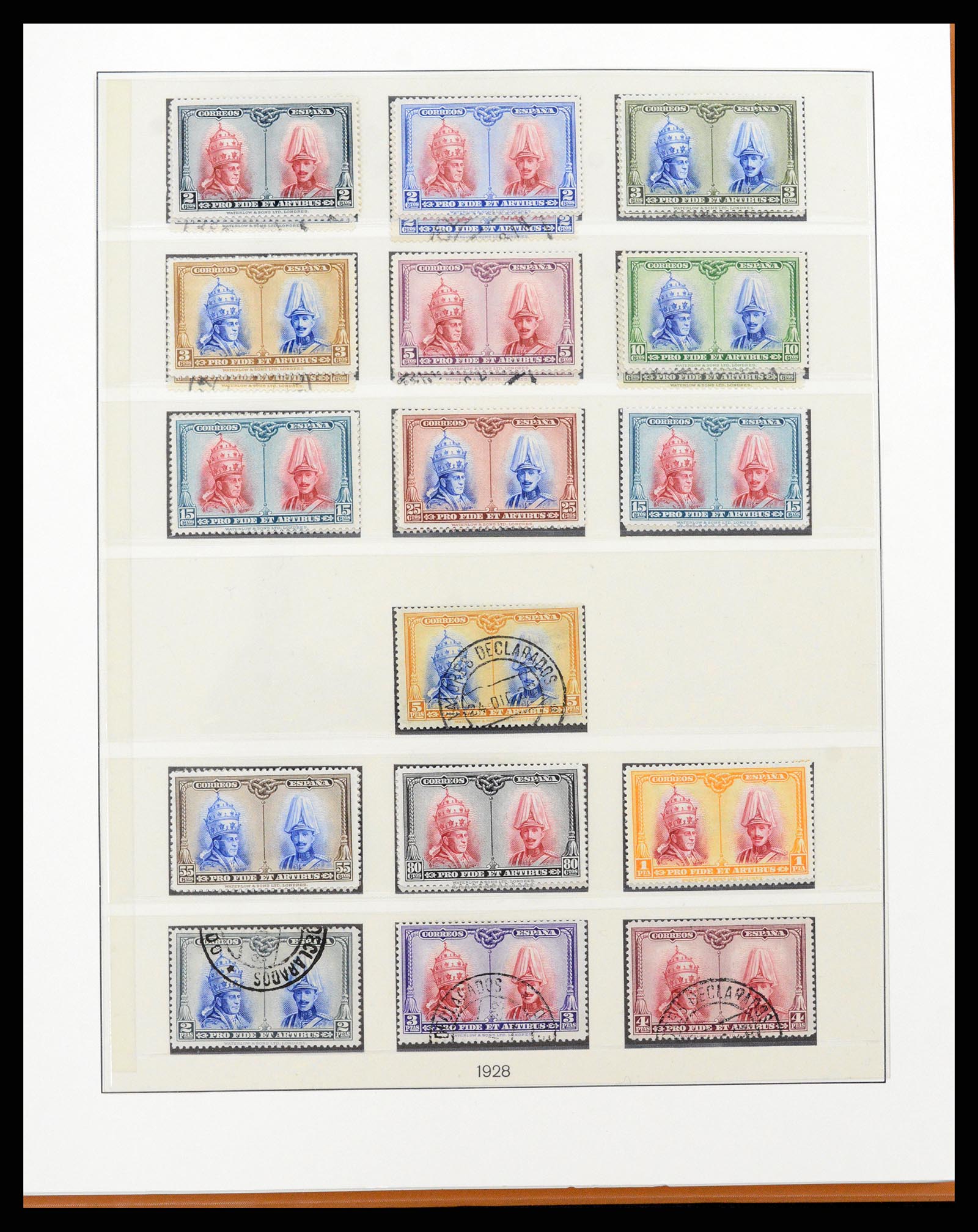 37126 033 - Postzegelverzameling 37126 Spanje en koloniën 1850-1976.