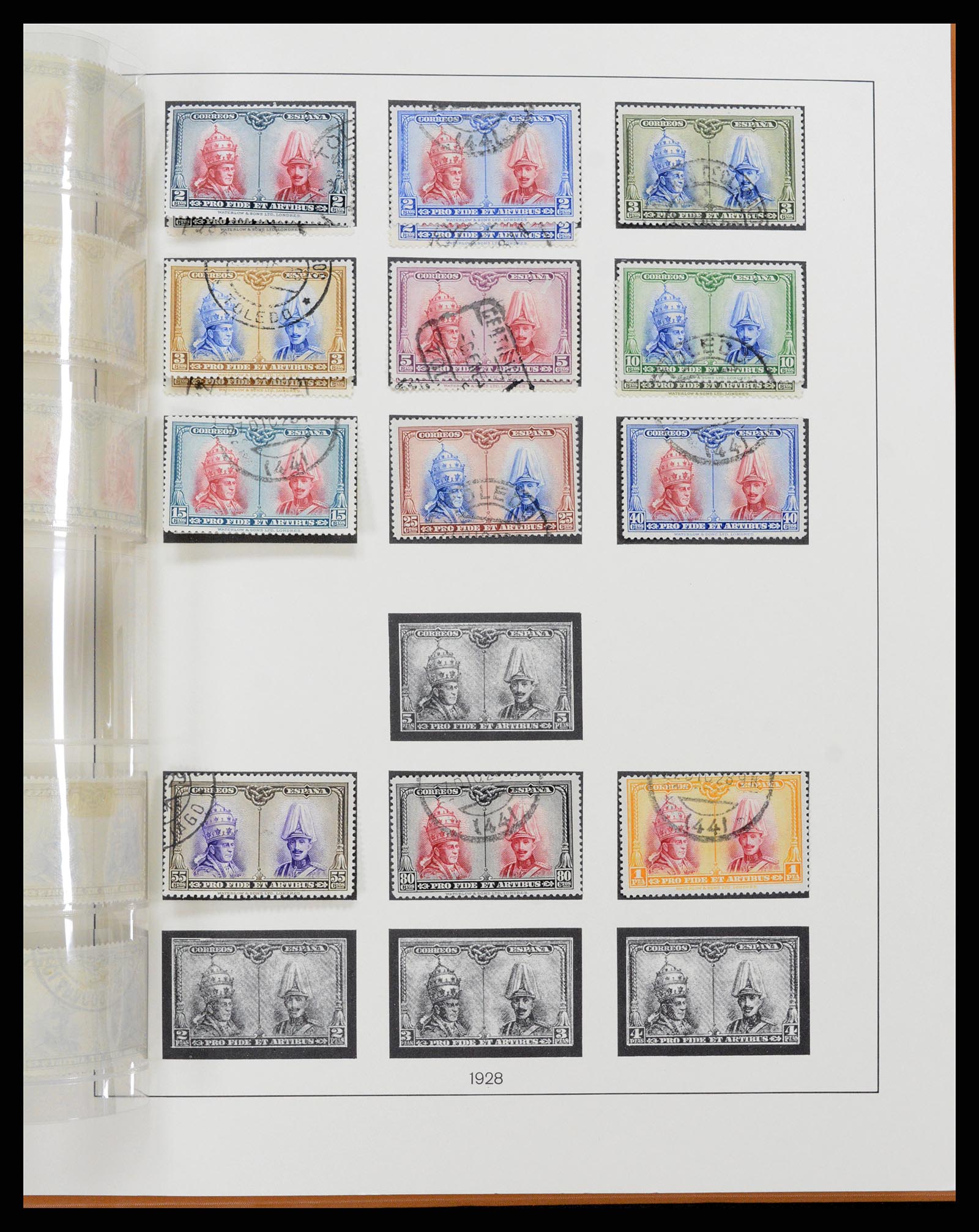37126 034 - Postzegelverzameling 37126 Spanje en koloniën 1850-1976.