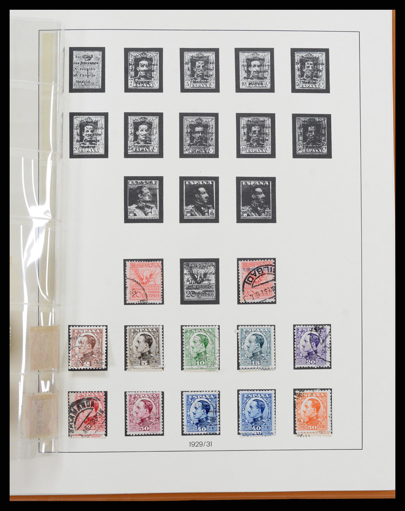 37126 040 - Postzegelverzameling 37126 Spanje en koloniën 1850-1976.