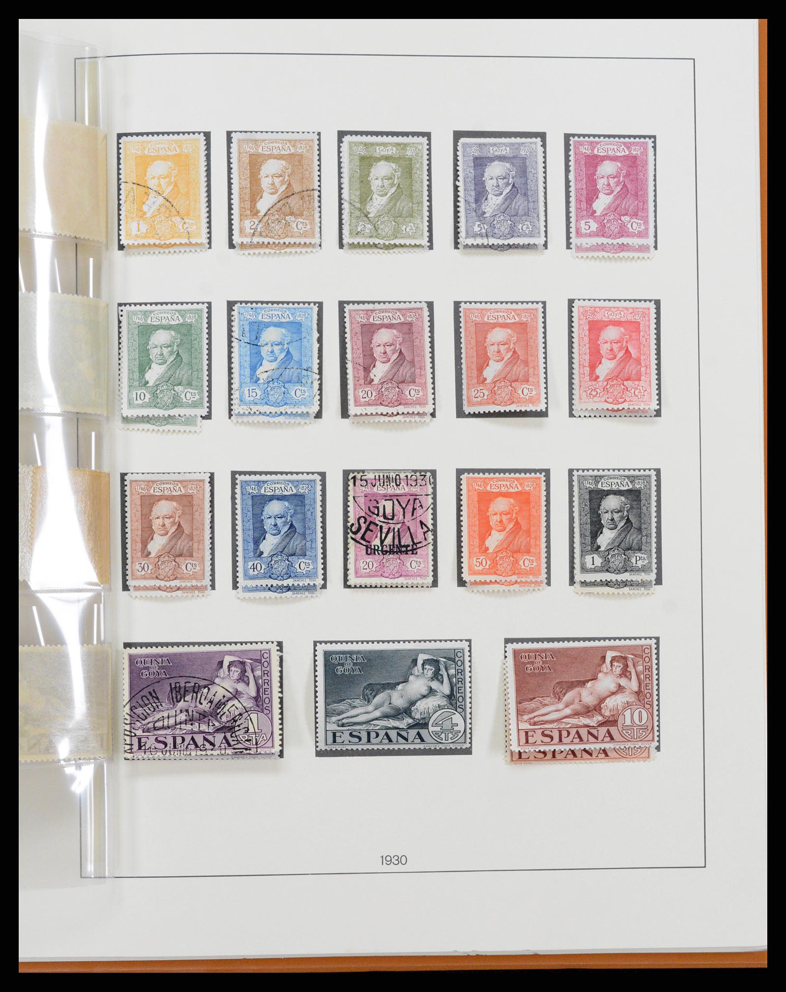 37126 043 - Postzegelverzameling 37126 Spanje en koloniën 1850-1976.