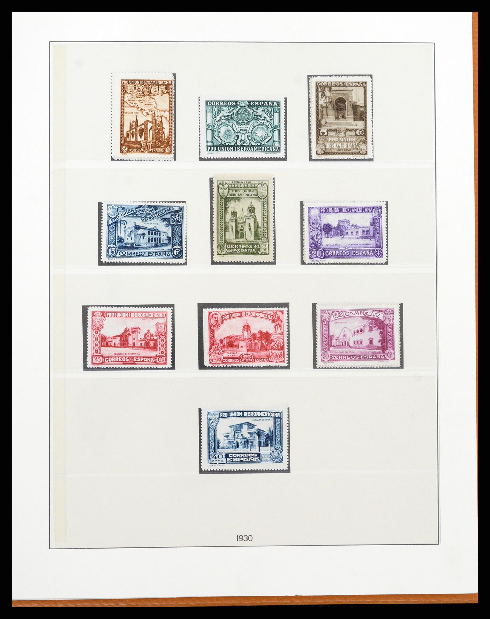 37126 054 - Postzegelverzameling 37126 Spanje en koloniën 1850-1976.