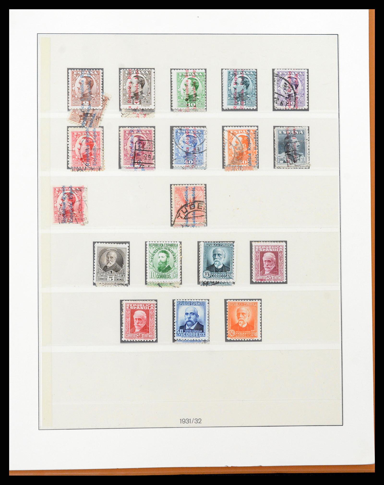 37126 060 - Postzegelverzameling 37126 Spanje en koloniën 1850-1976.