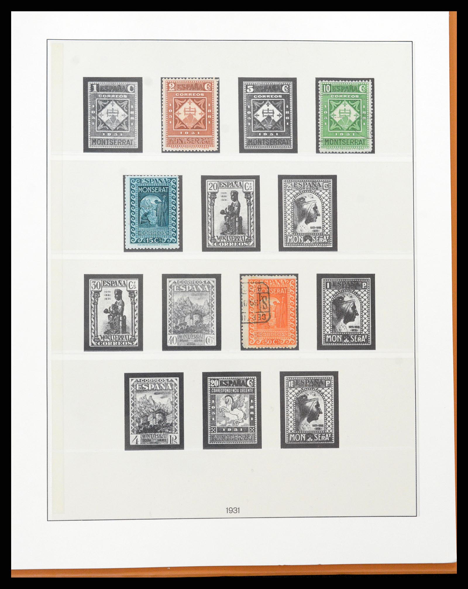 37126 068 - Postzegelverzameling 37126 Spanje en koloniën 1850-1976.