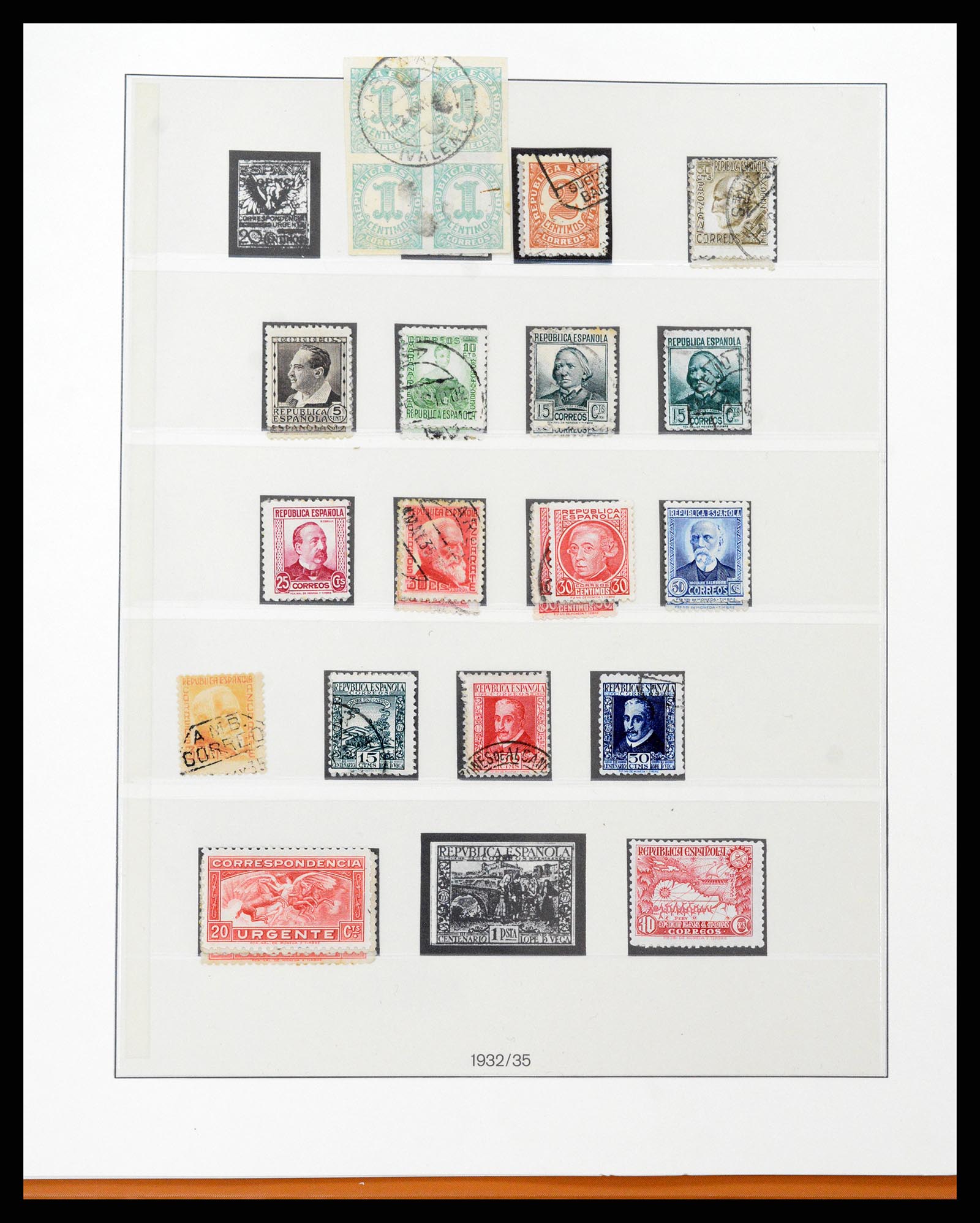 37126 072 - Postzegelverzameling 37126 Spanje en koloniën 1850-1976.